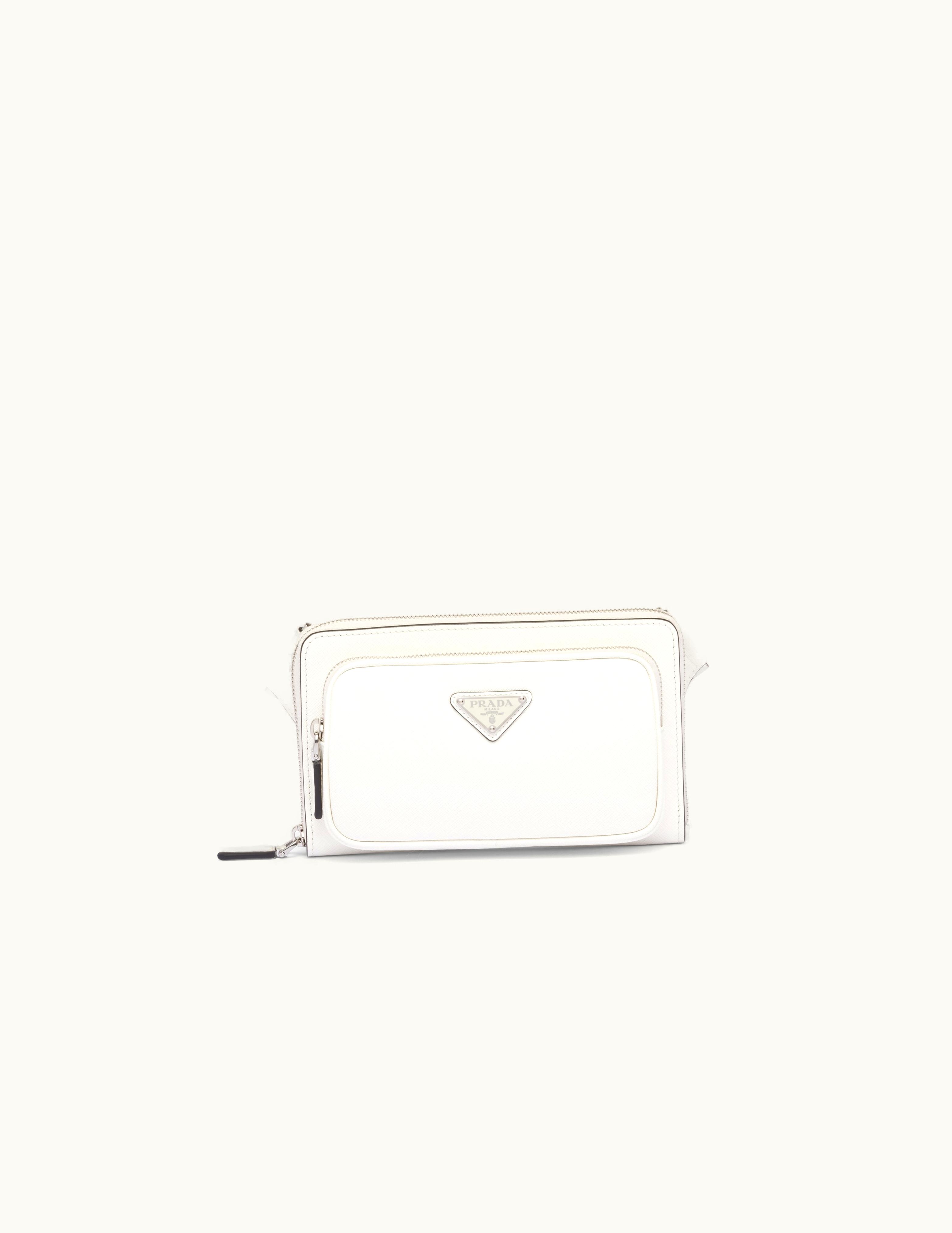 Prada Prada Saffiano Leather Shoulder Bag UZ0156686
