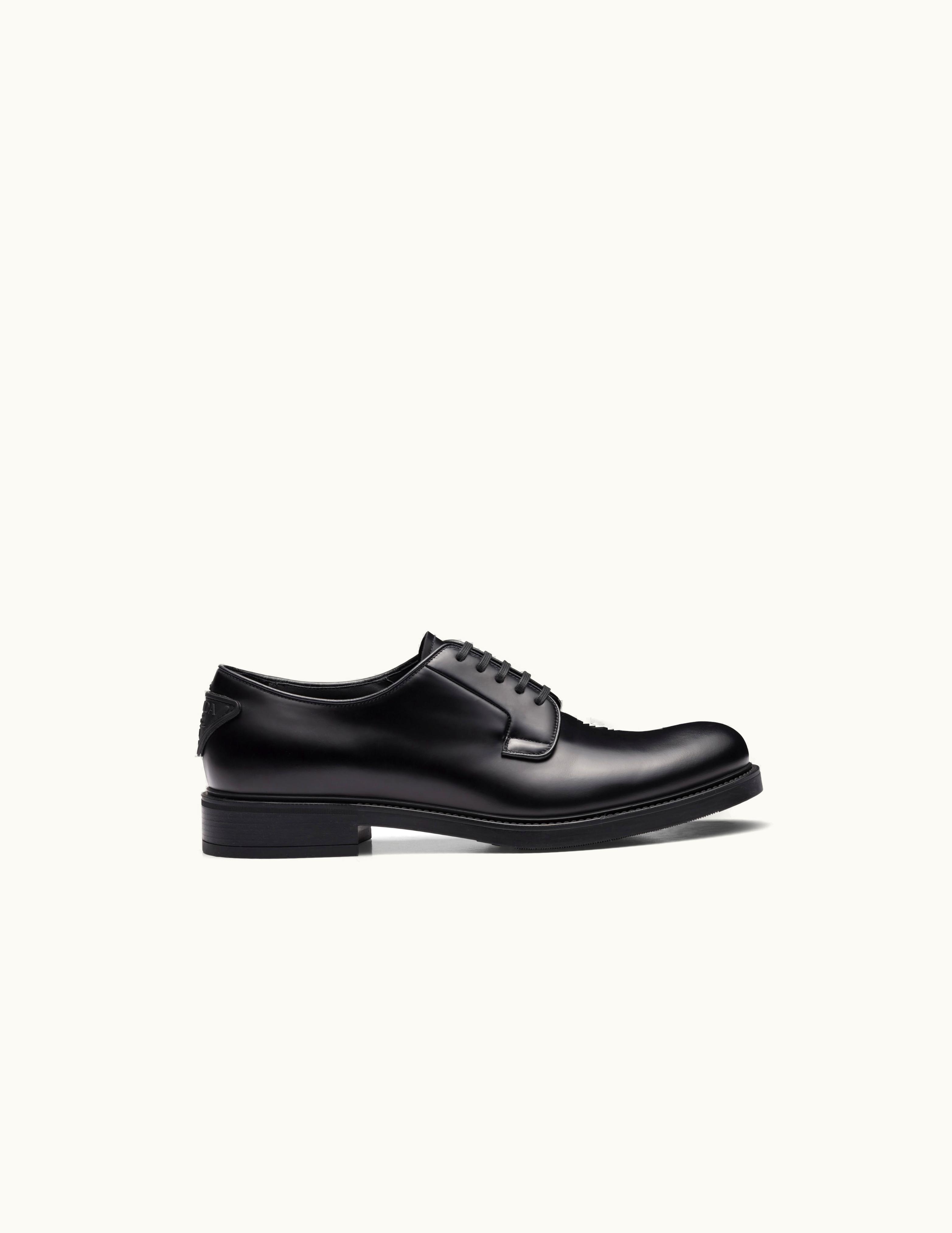 Prada Prada Brushed Leather Derby Shoes UZ0156729
