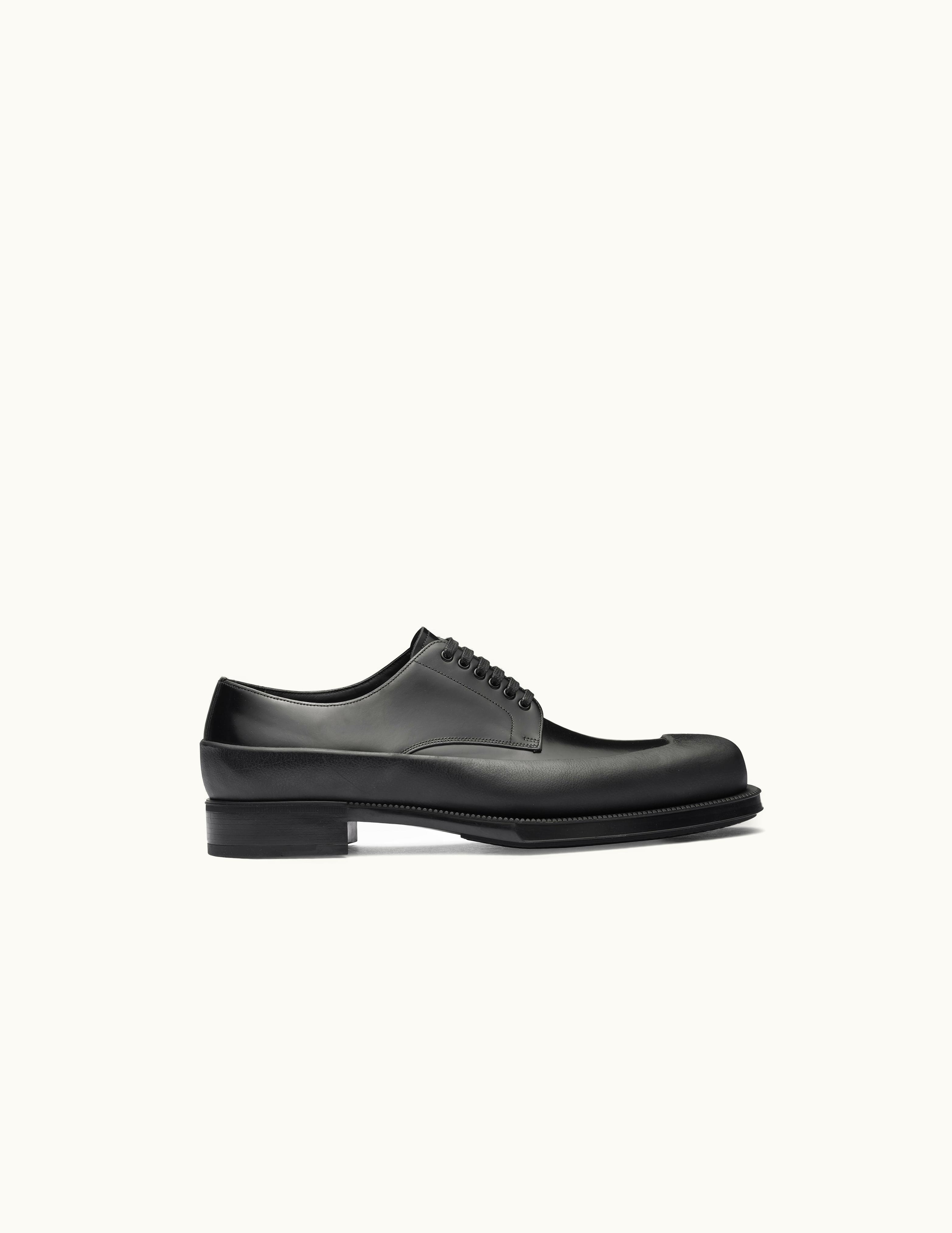Prada Prada Brushed Leather Derby Shoes UZ0156731