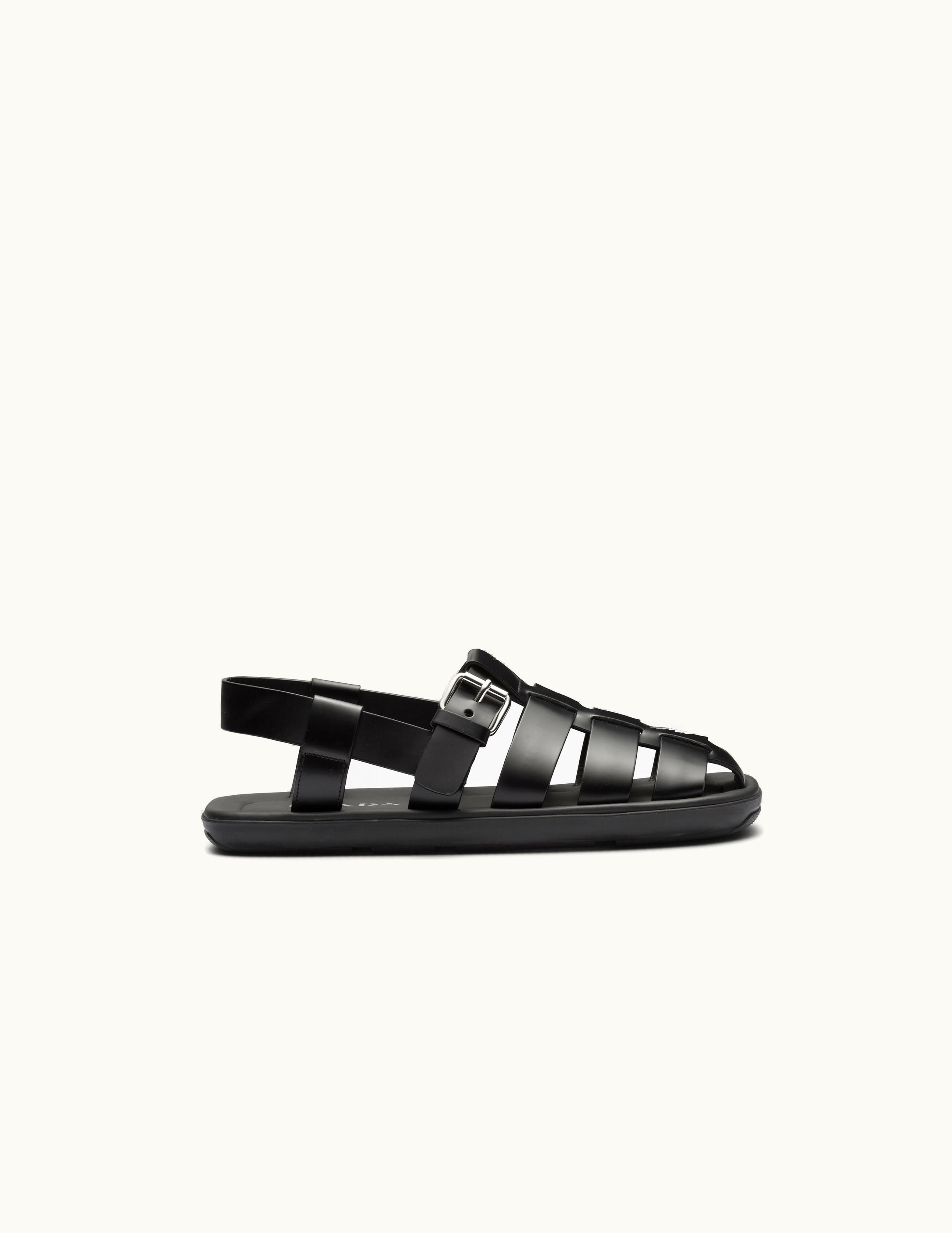 Prada Prada Brushed Leather Sandals UZ0156776