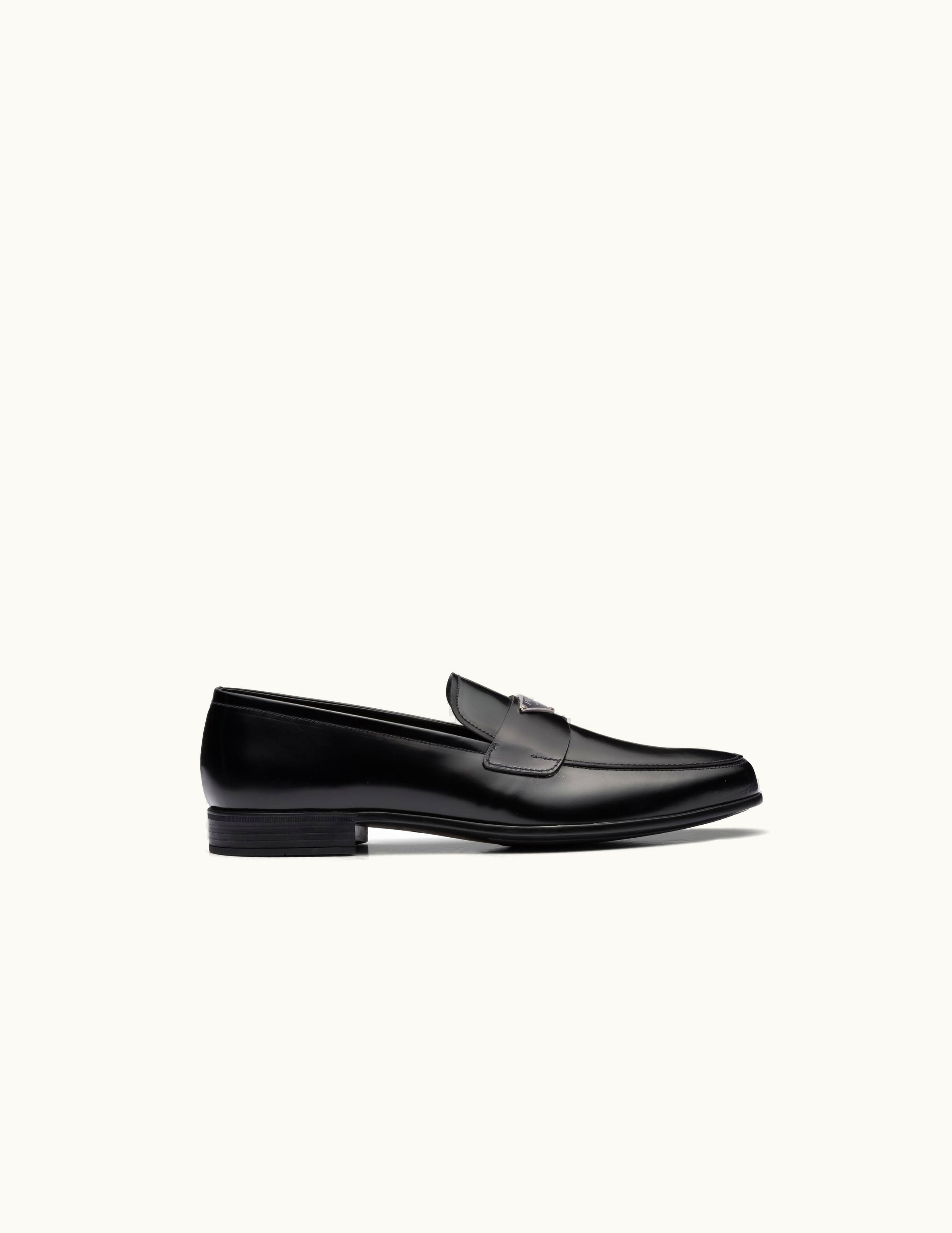 Prada Prada Brushed Leather Loafers UZ0156794