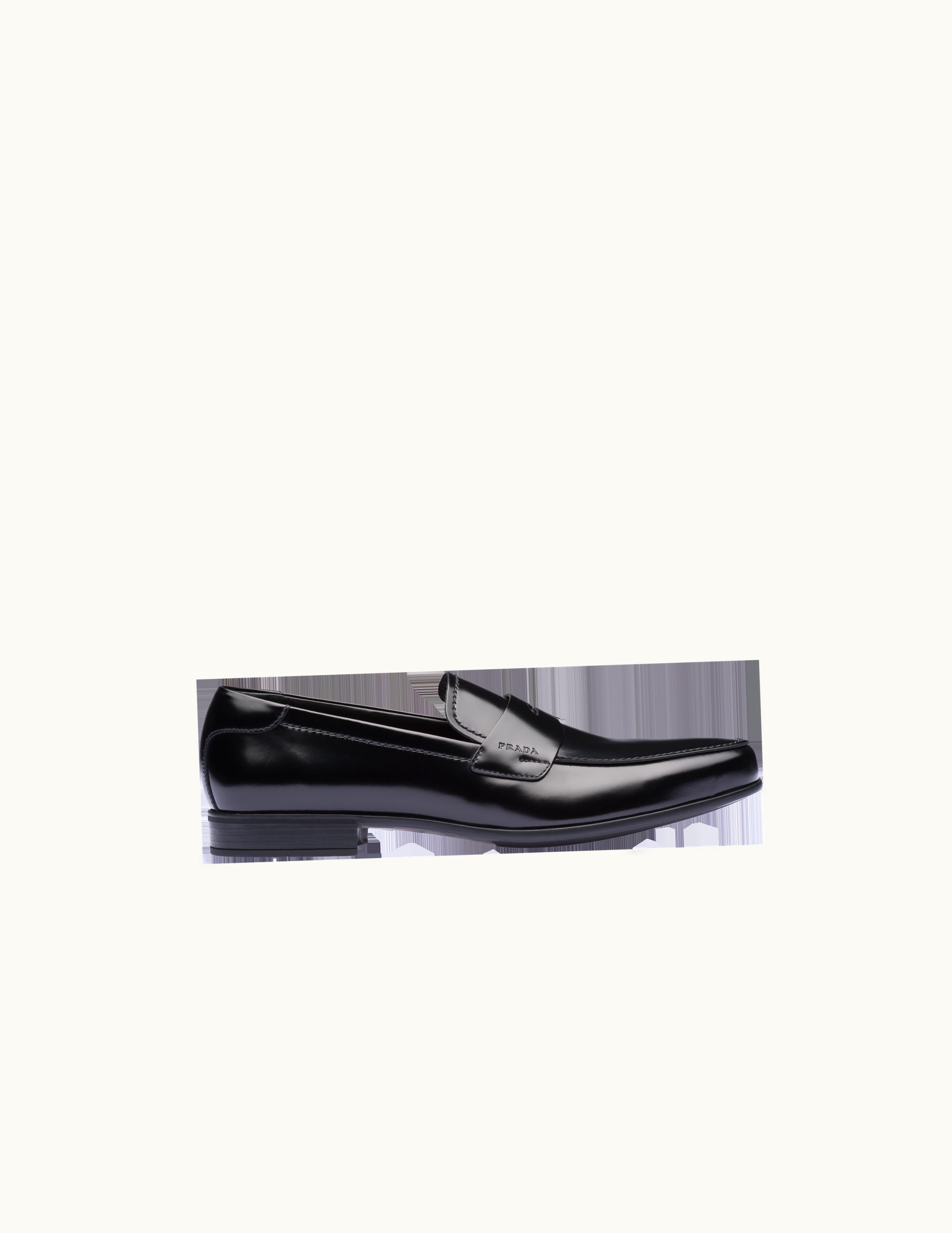 Prada Prada Brushed Leather Loafers UZ0156795