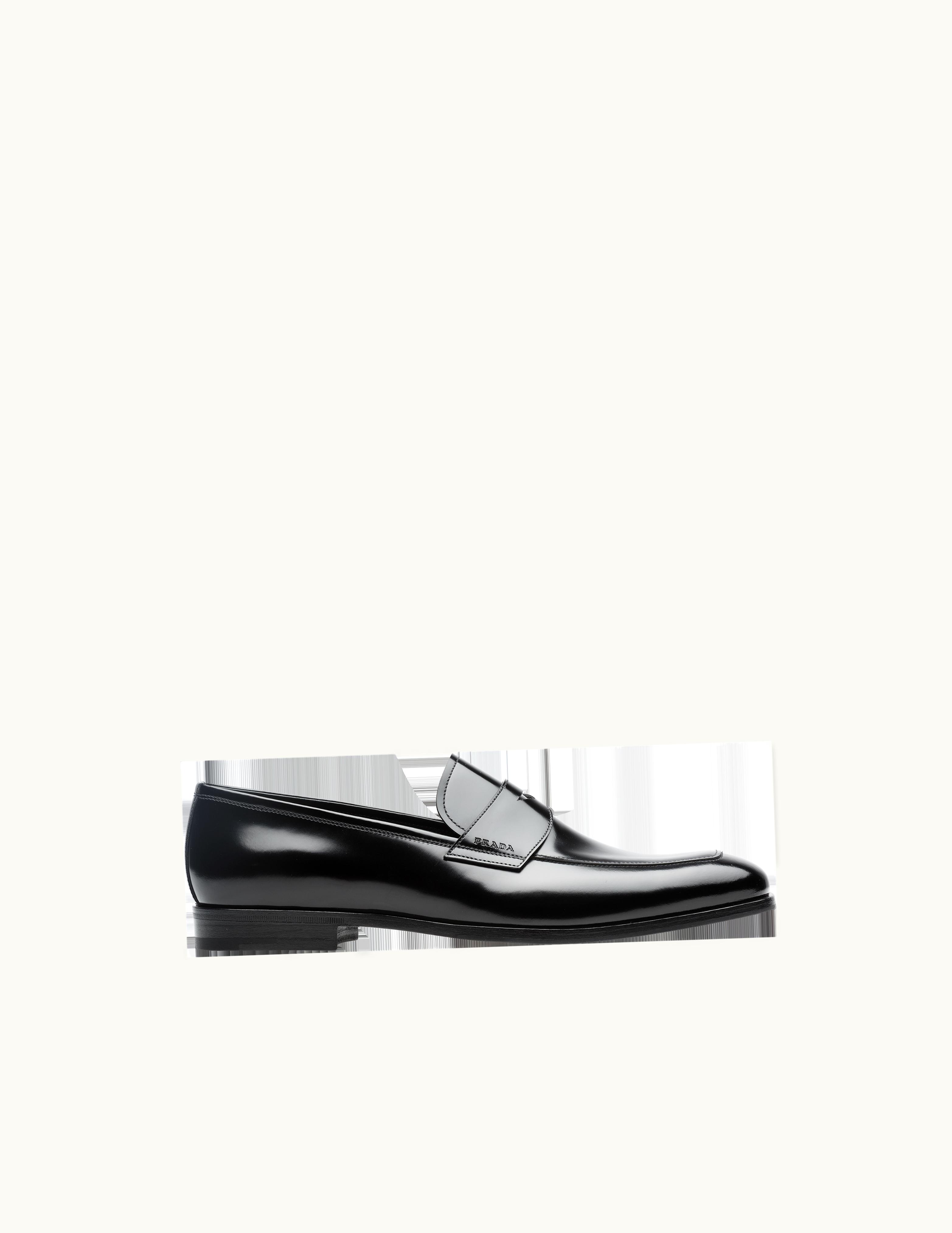 Prada Prada Brushed Leather Loafers UZ0156796