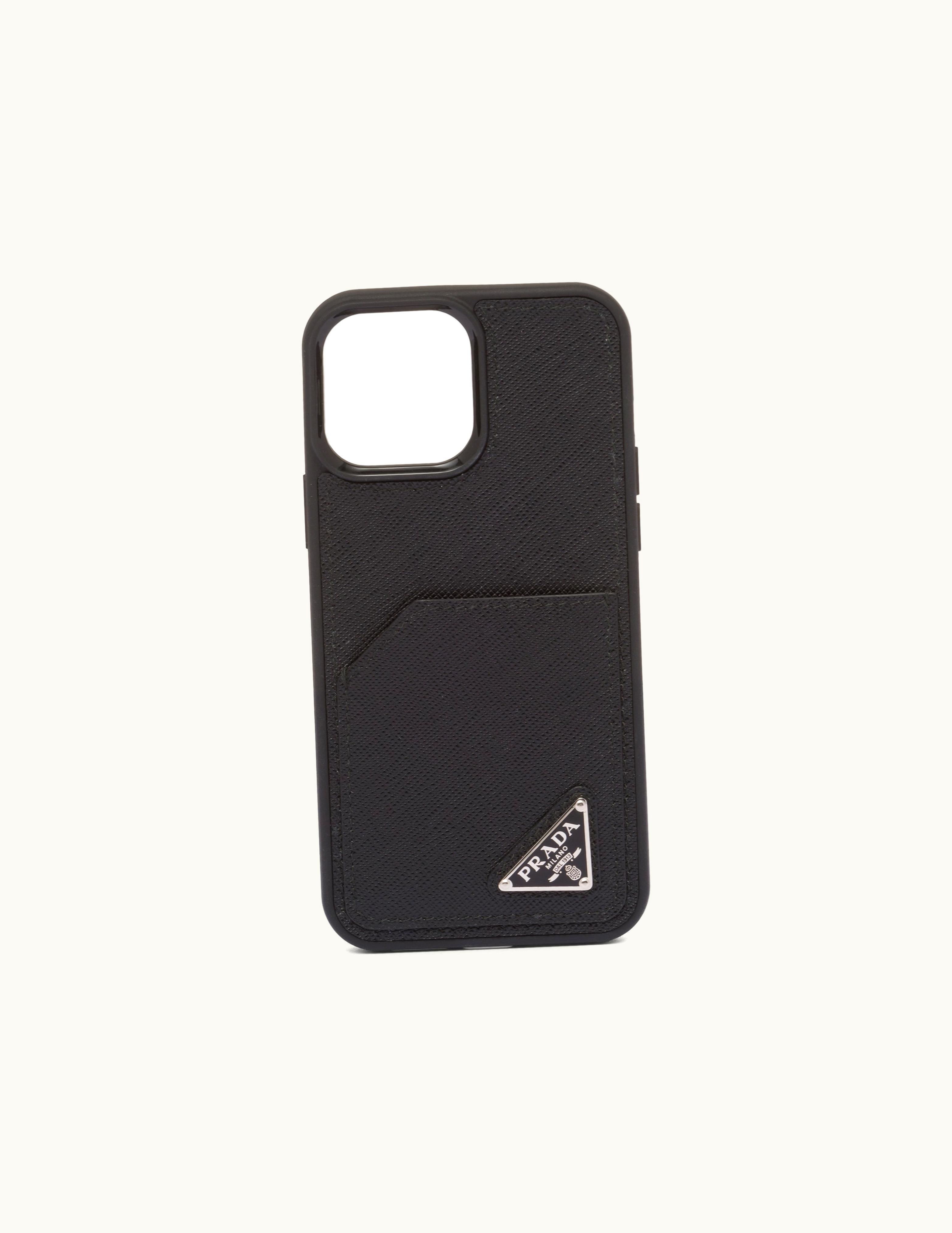 Prada Prada Saffiano Leather Cover For Iphone 14 Pro Max UZ0156817