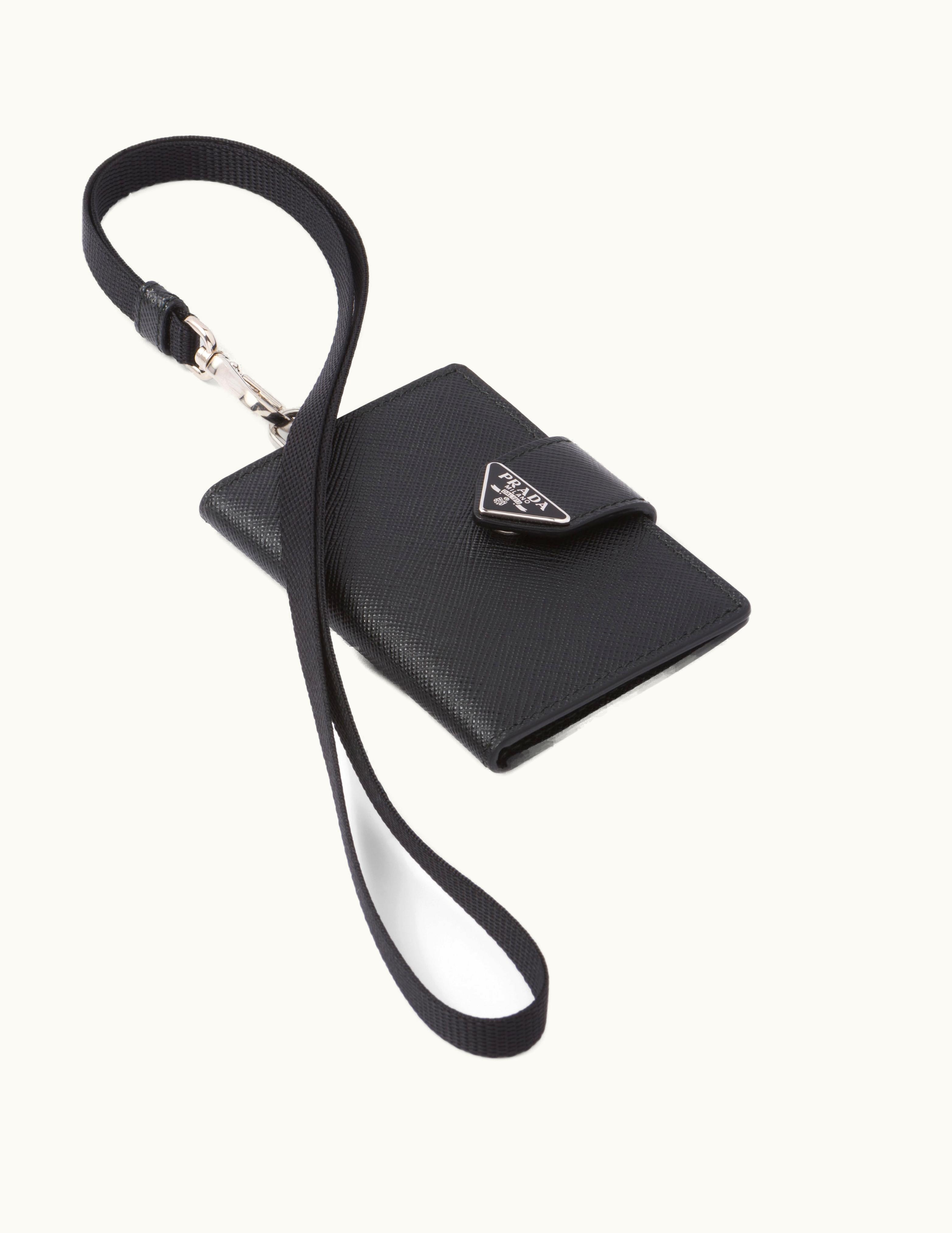 Prada Prada Saffiano And Leather Card Holder UZ0156839