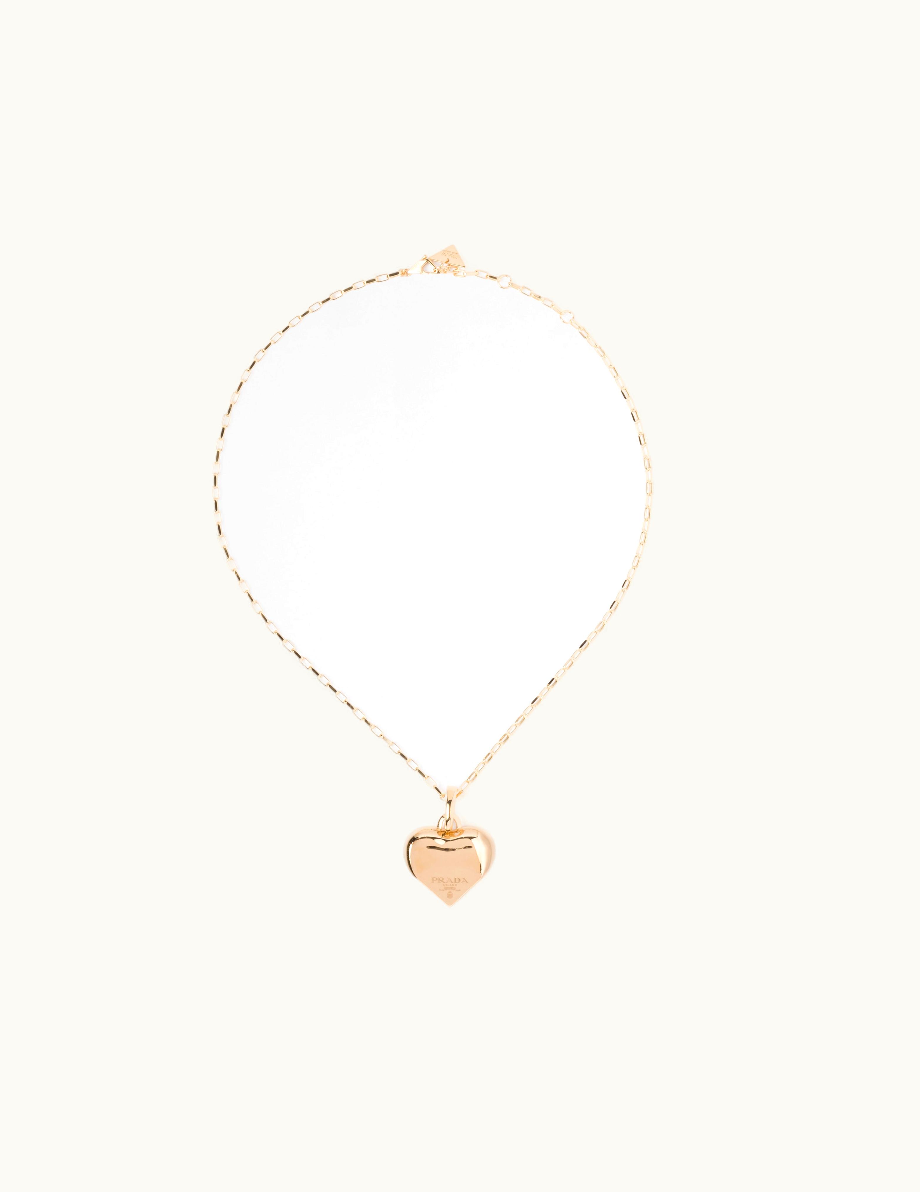 Prada Prada Eternal Gold Small Pendant Necklace In Yellow Gold UZ0157003