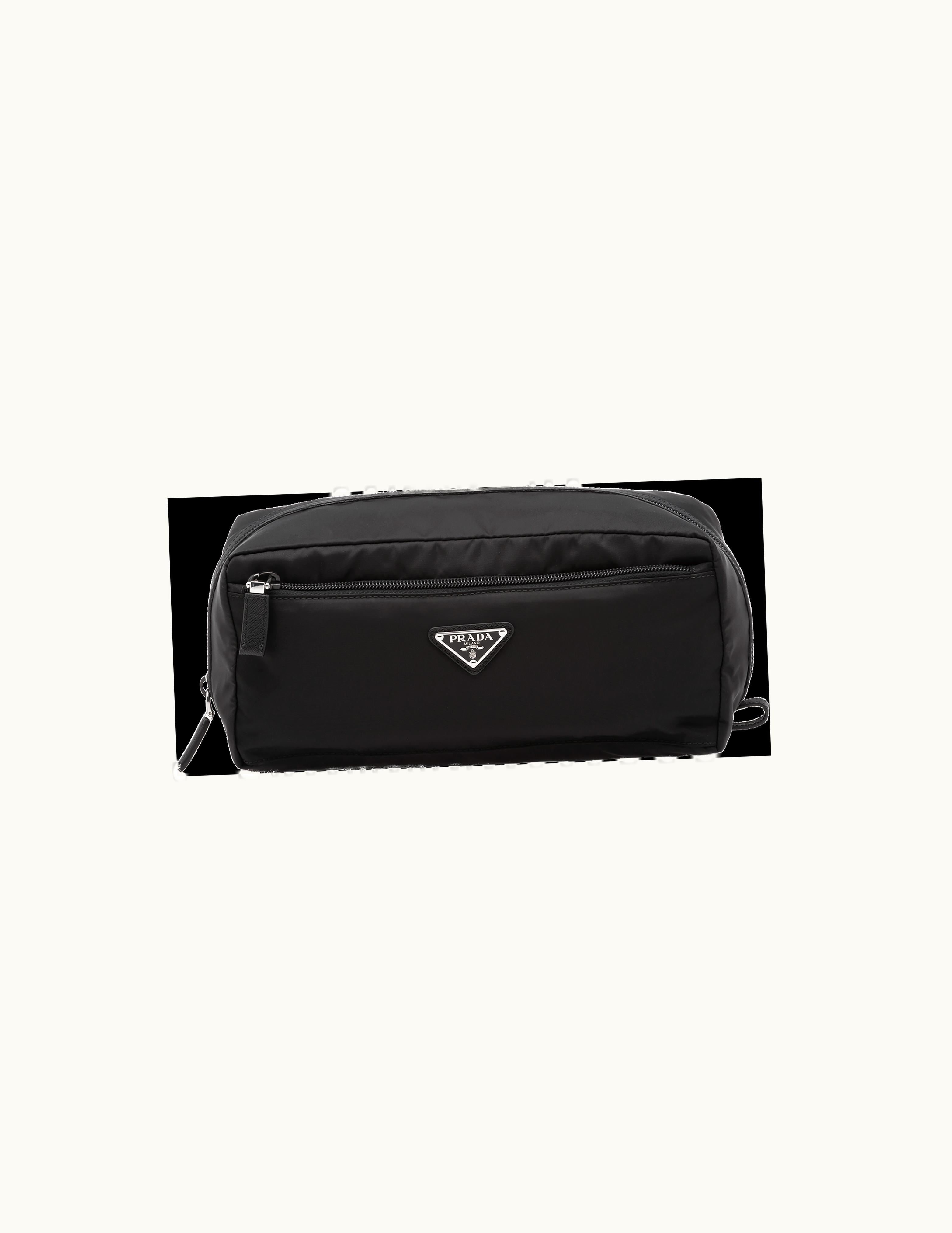 Prada Prada Re-Nylon And Saffiano Leather Travel Pouch UZ0157018