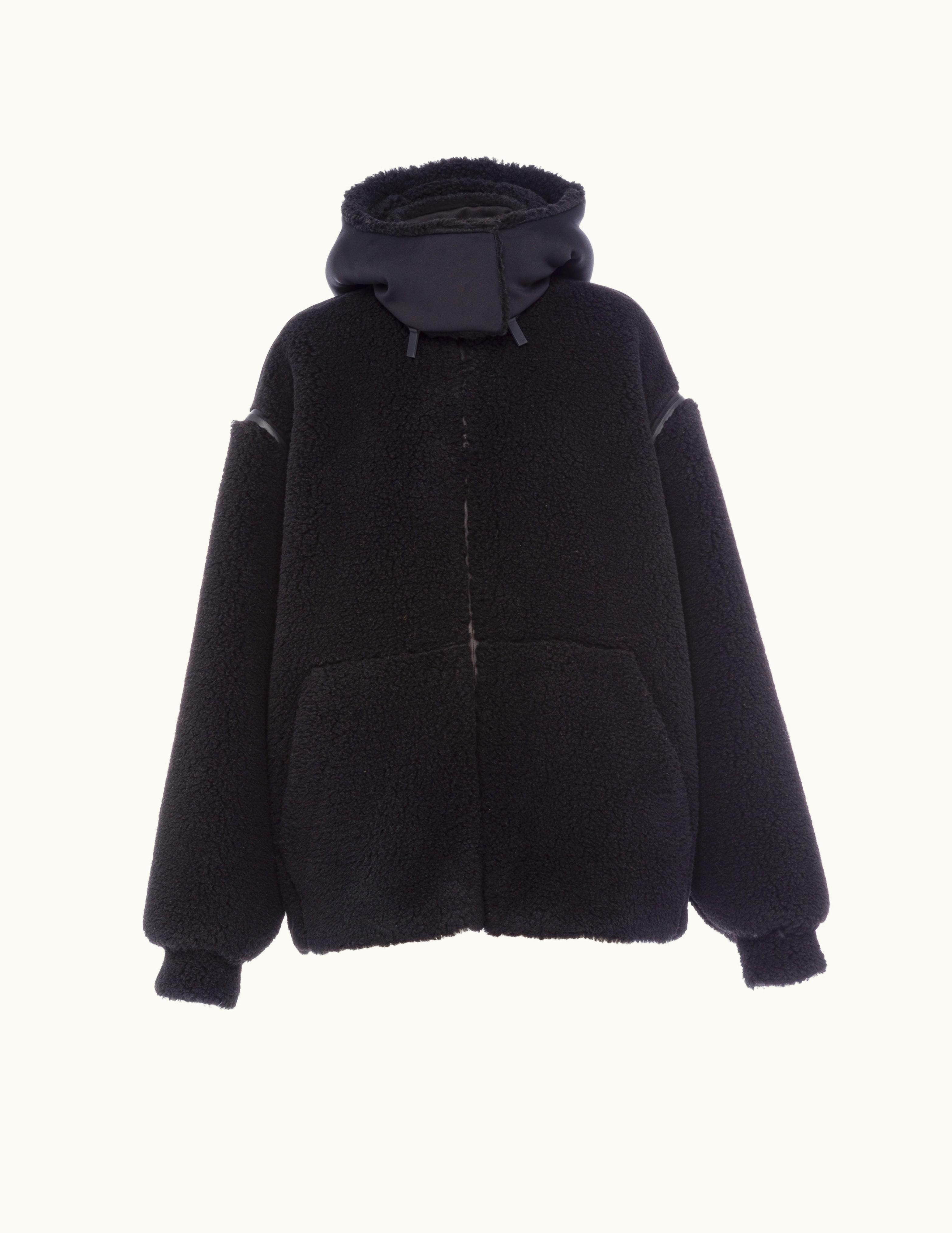 Prada Prada Double Fleece And Recycled Technical Fabric Jacket