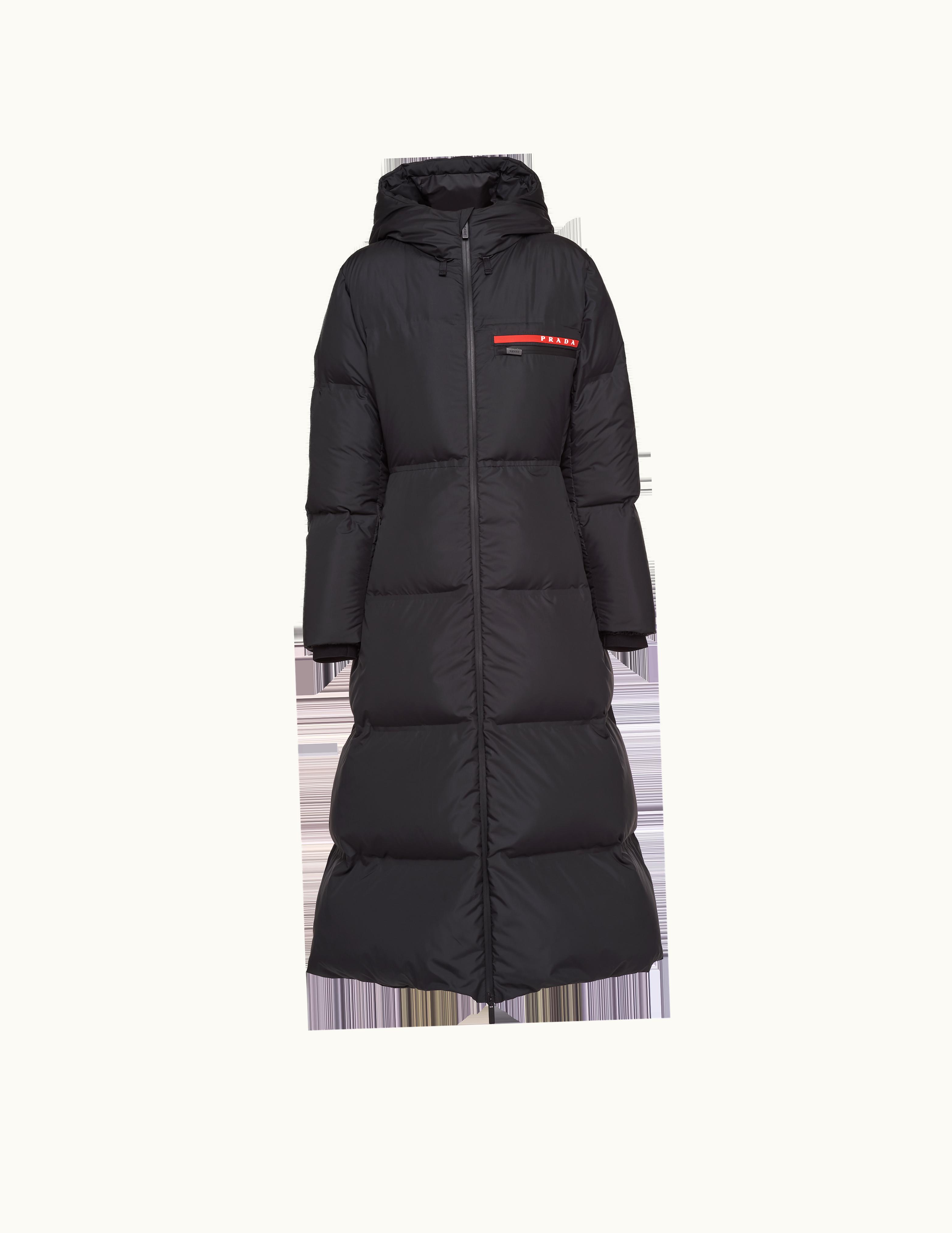 Prada Prada Light Polyester Hooded Puffer Coat
