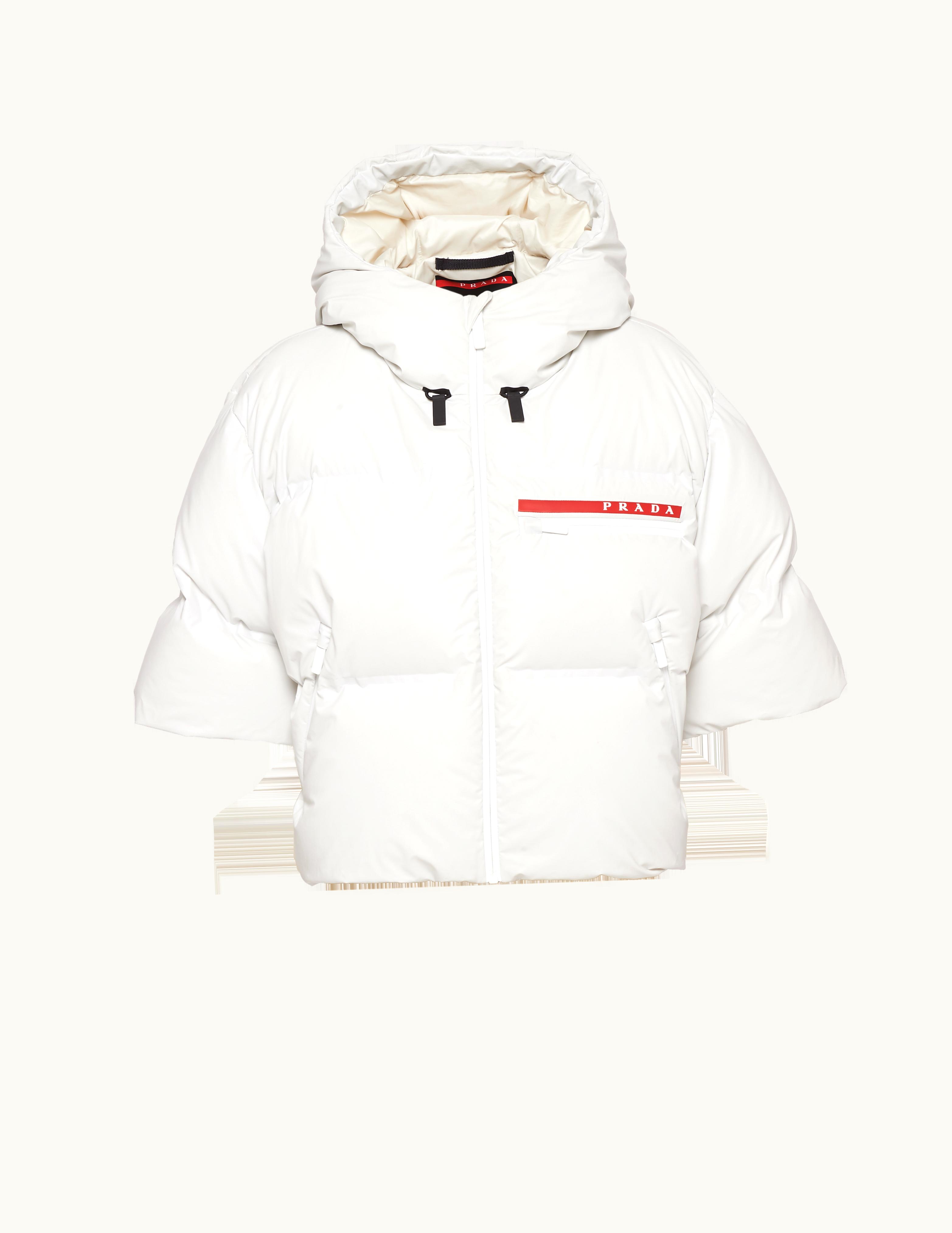 Prada Prada Light Nylon Hooded Puffer Jacket UZ0157075