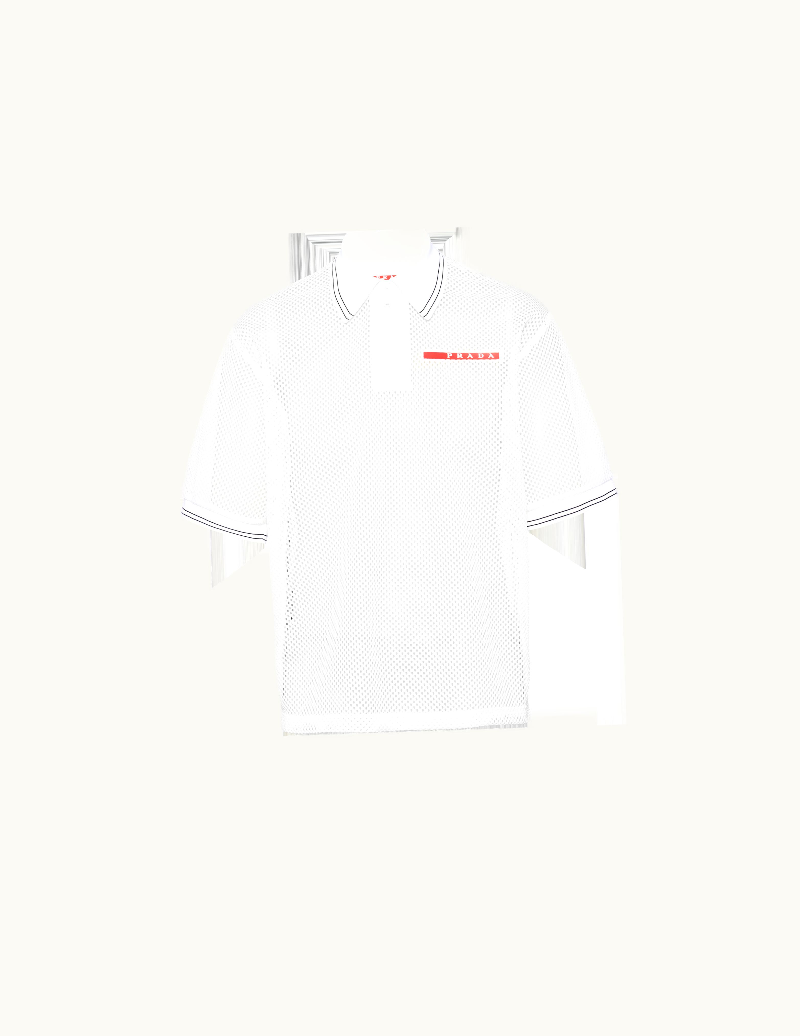 Prada Prada Mesh Polo Shirt