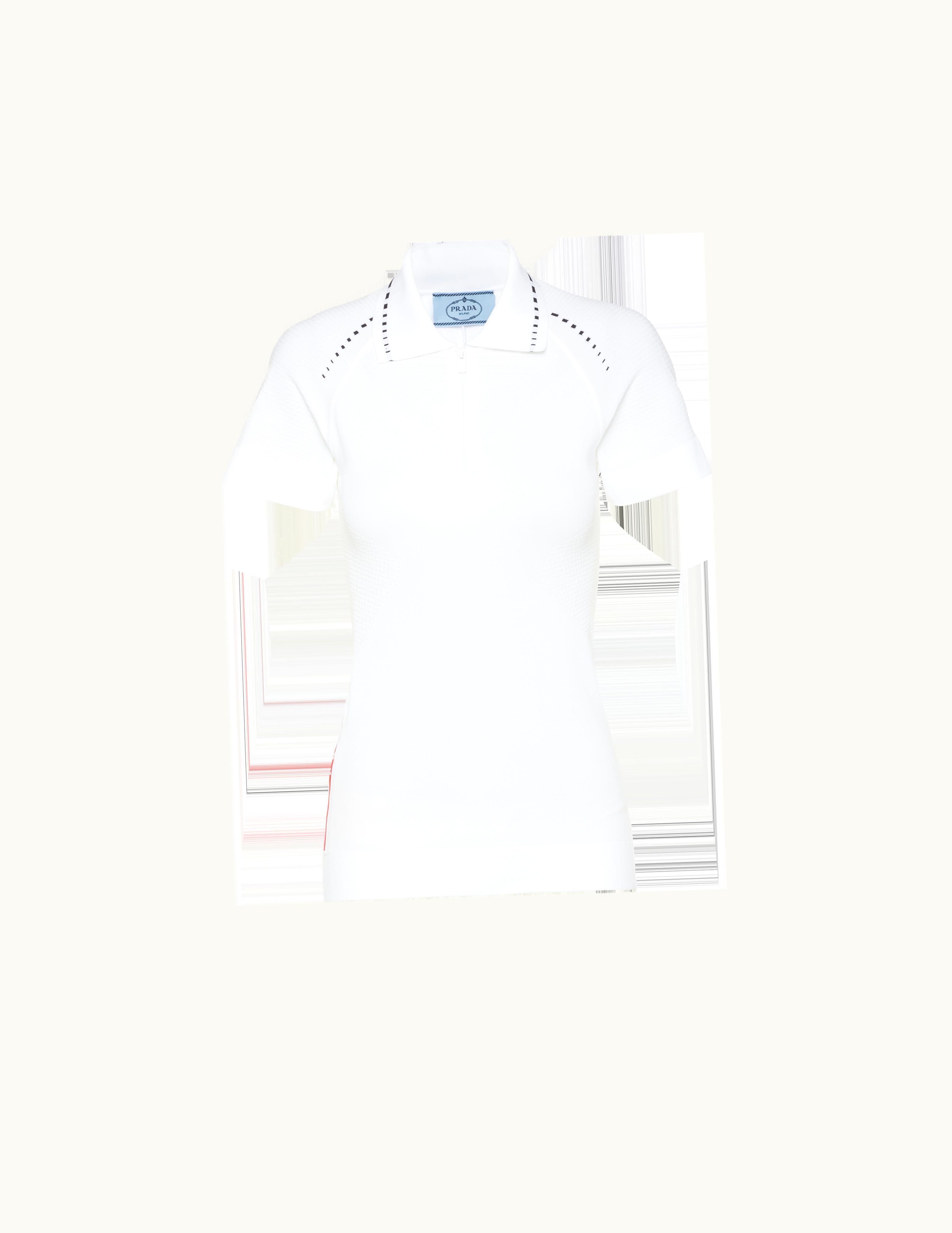Prada Prada Soft Rec Polyester Polo Shirt