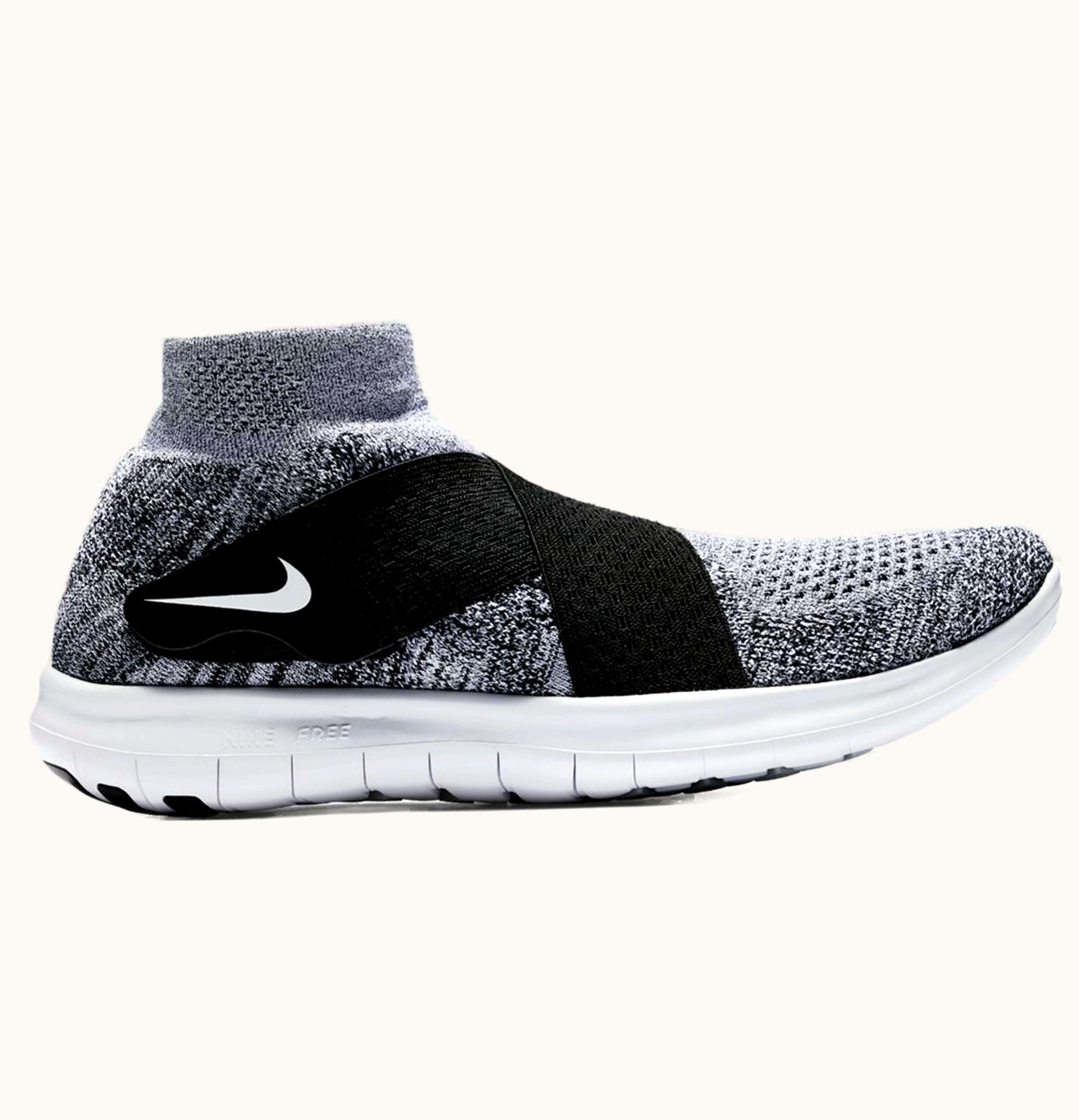 Nike Nike Free RN Motion Flyknit 2017 Black White