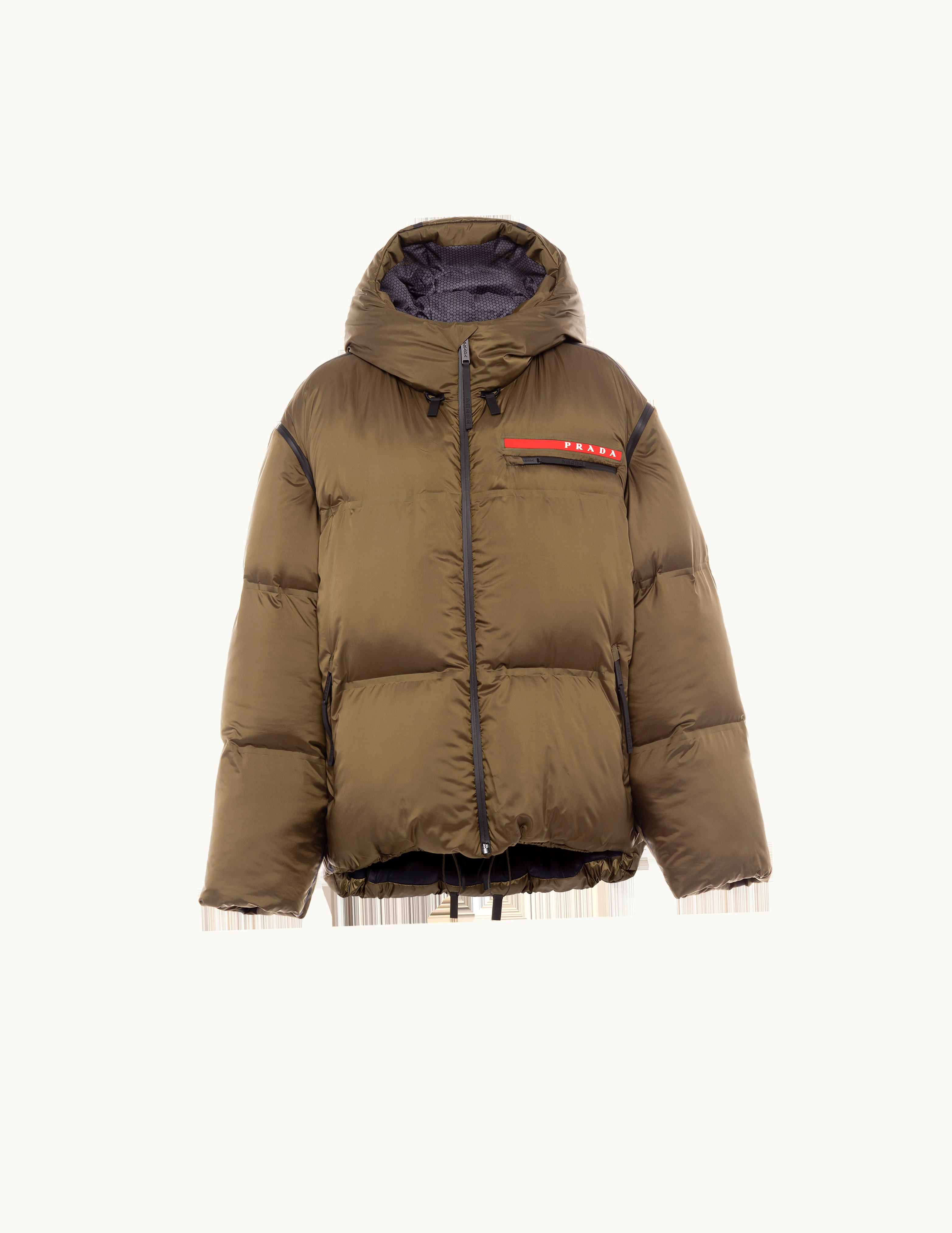 Prada Prada Oversized Technical Nylon Down Jacket UZ0157117