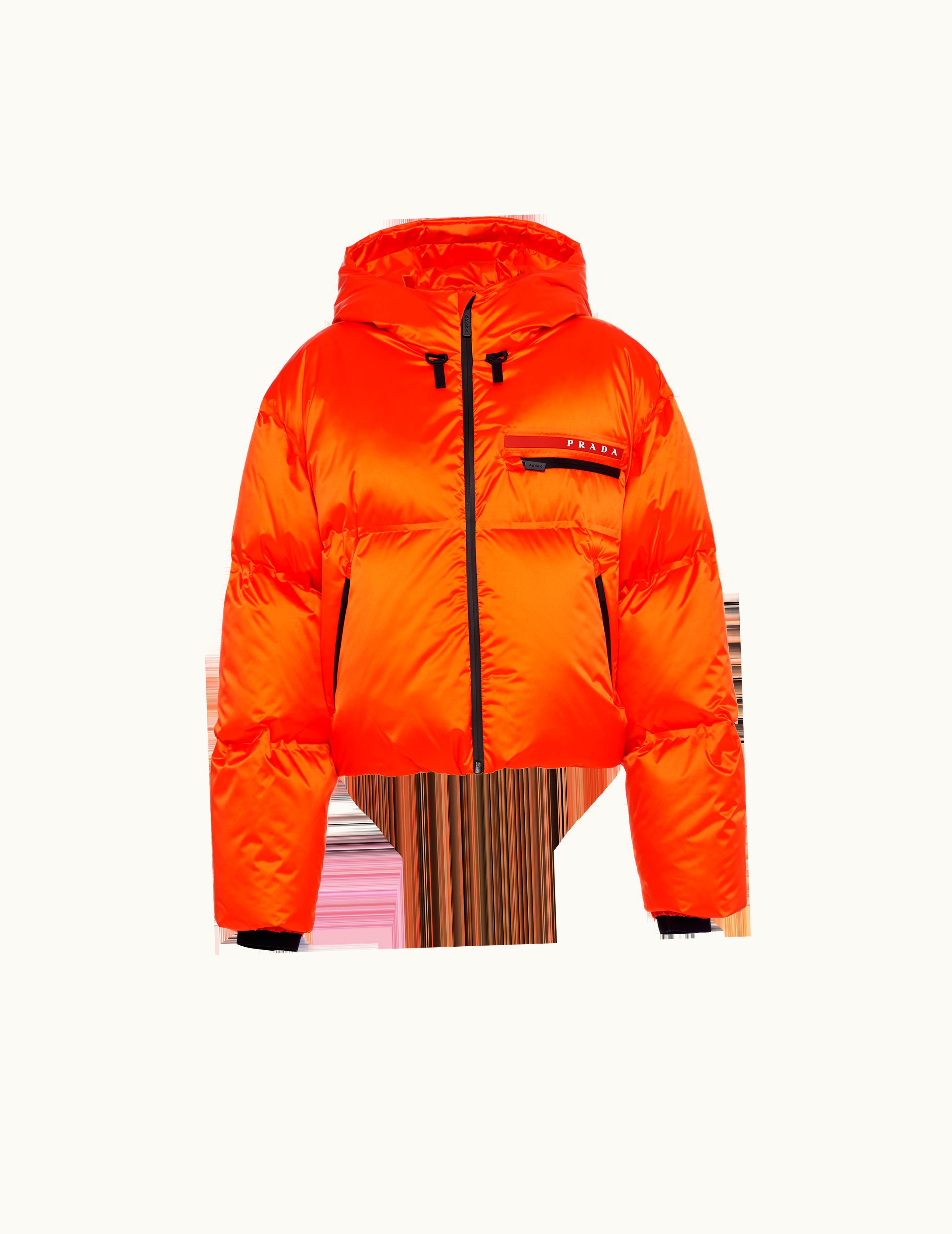 Prada Cropped Technical Nylon Down Jacket UZ0157130