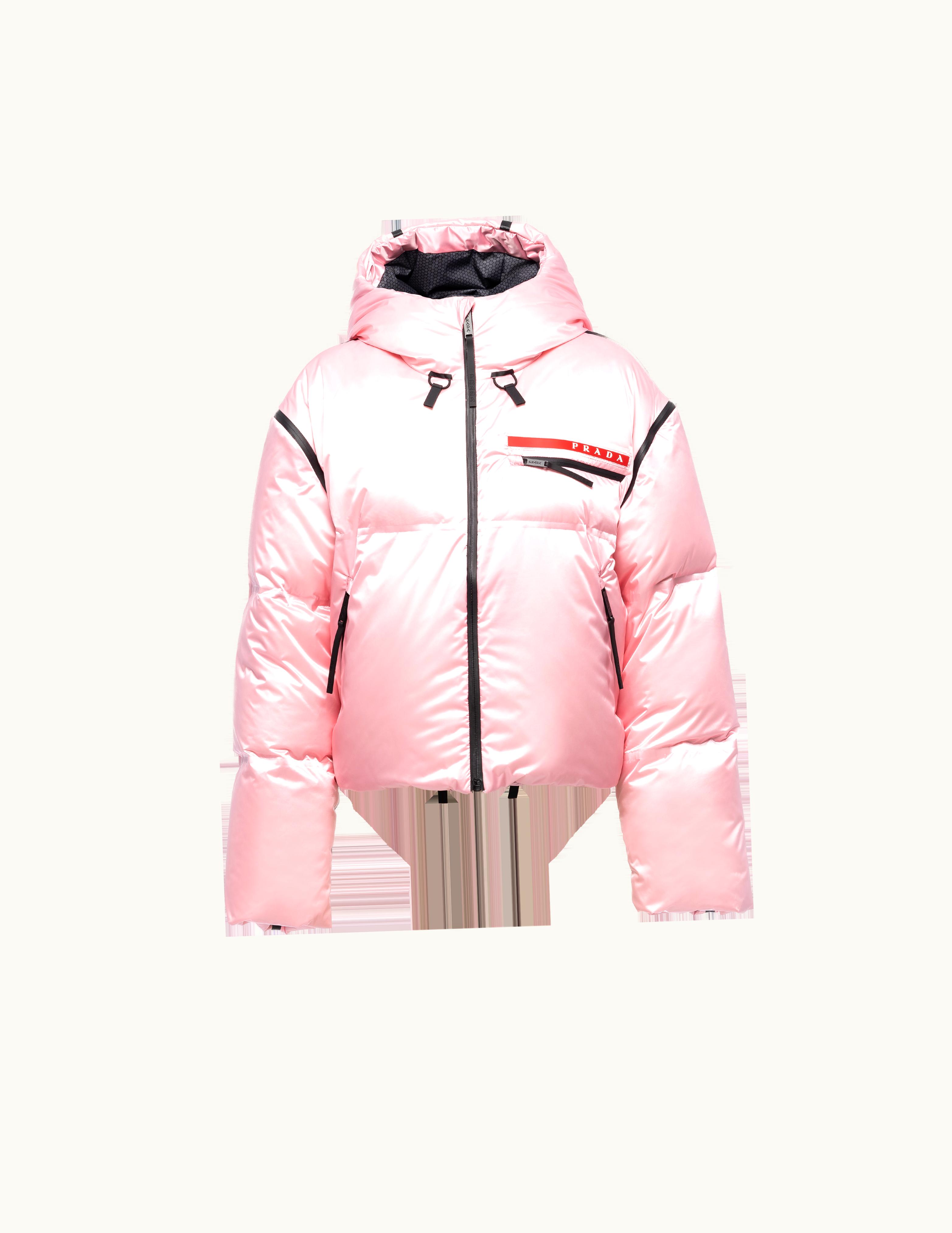 Prada Cropped Technical Nylon Down Jacket UZ0157132