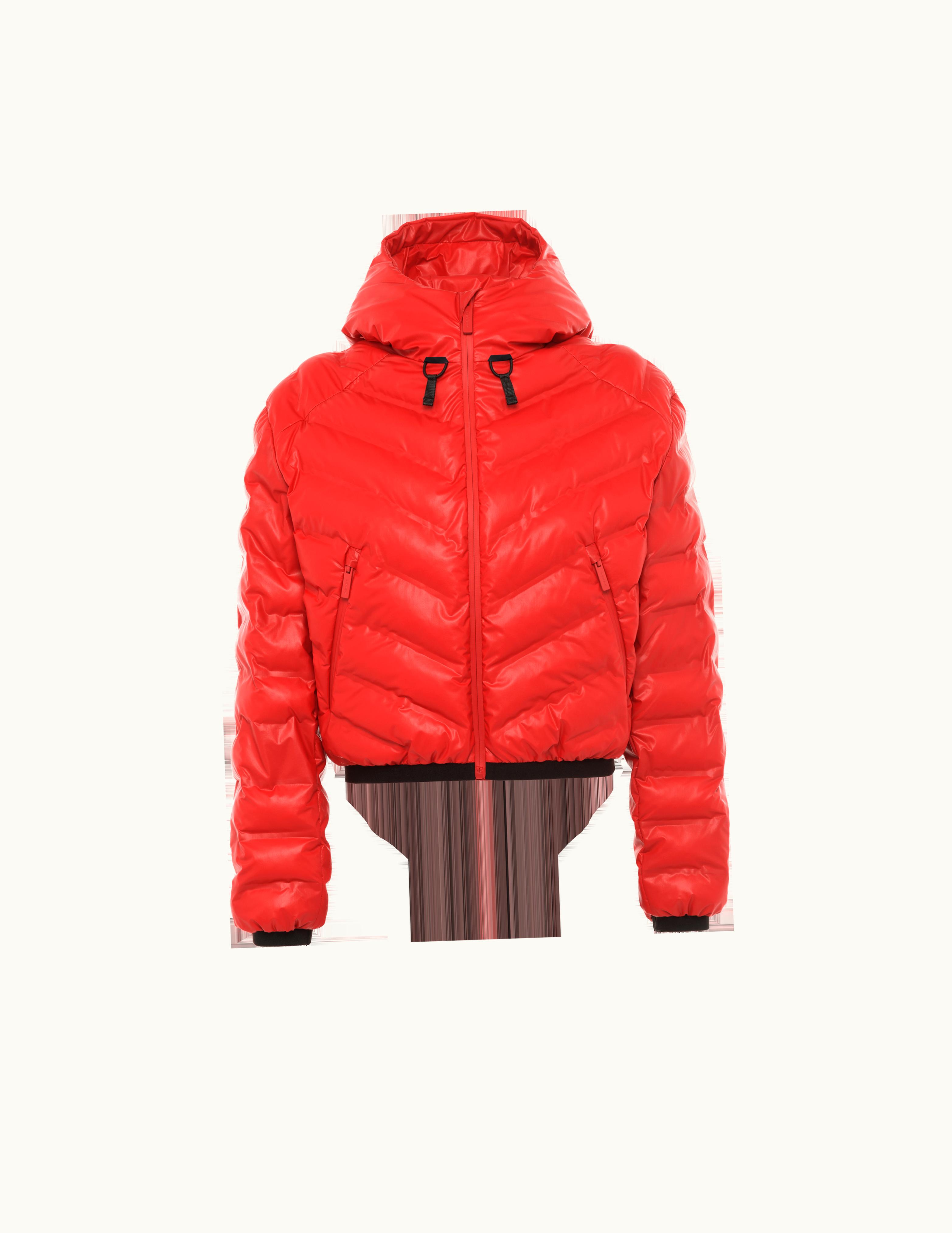 Prada Light Nylon Hooded Puffer Jacket UZ0157136