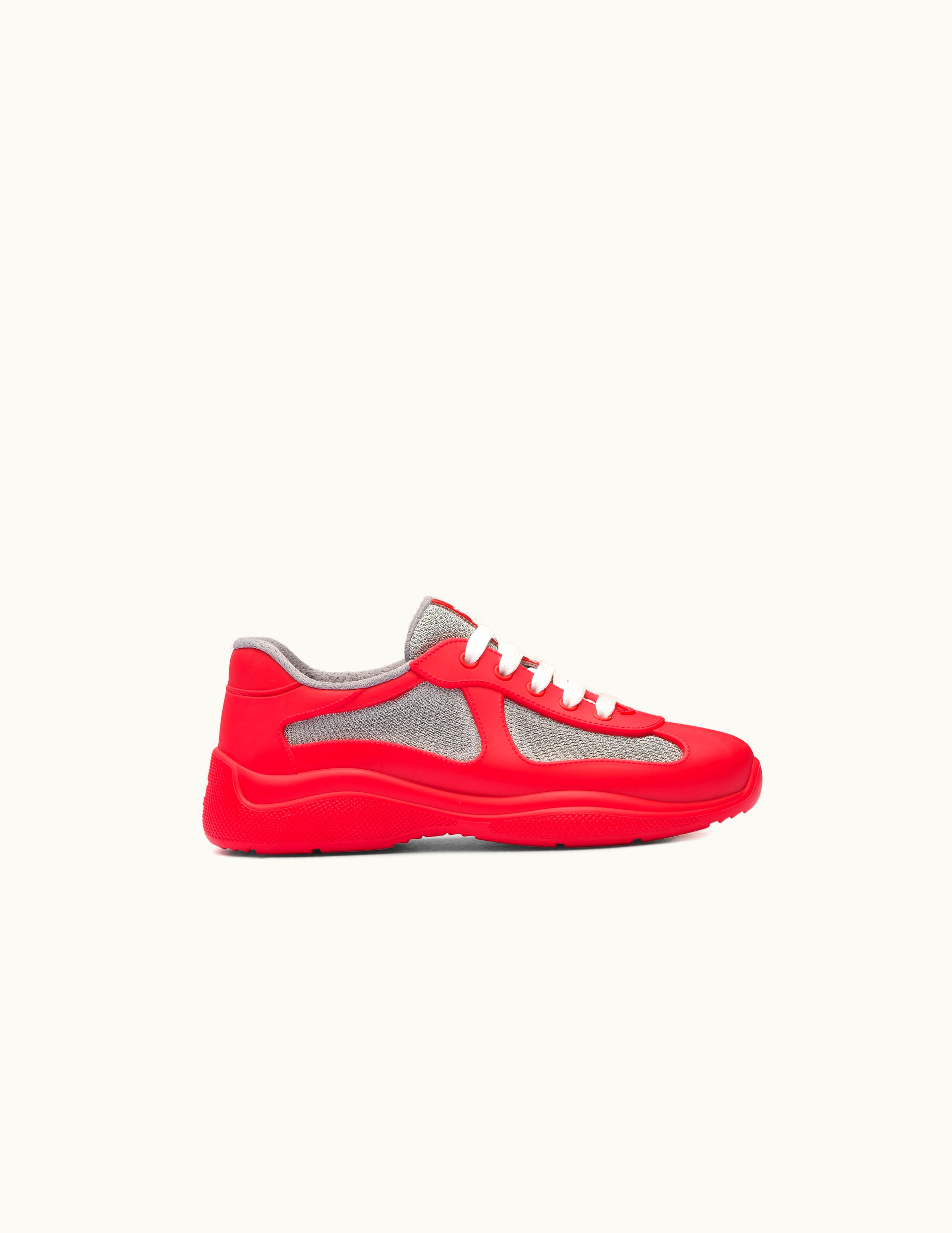 Prada America's Cup Soft Rubber And Bike Fabric Sneakers UZ0157151