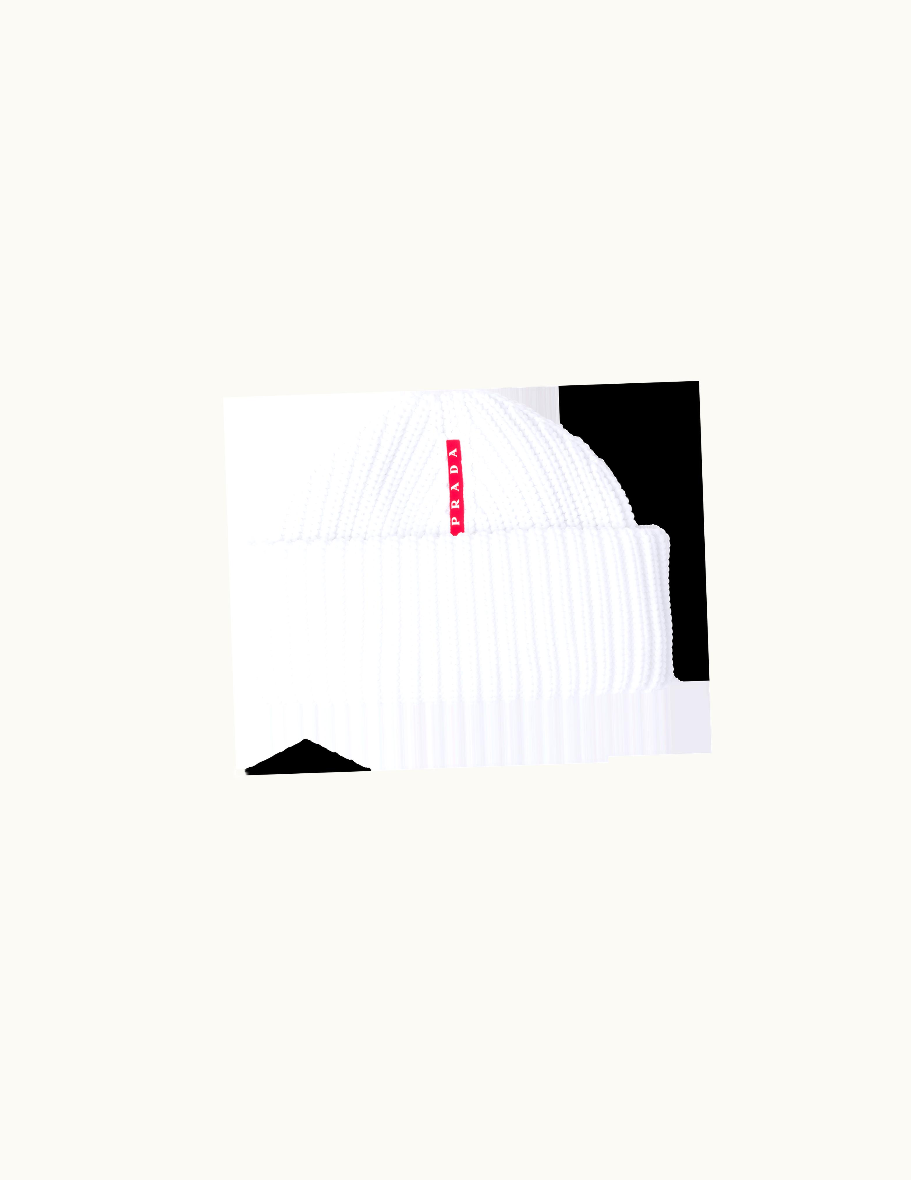 Prada Tec Rec Nylon Ribbed Beanie