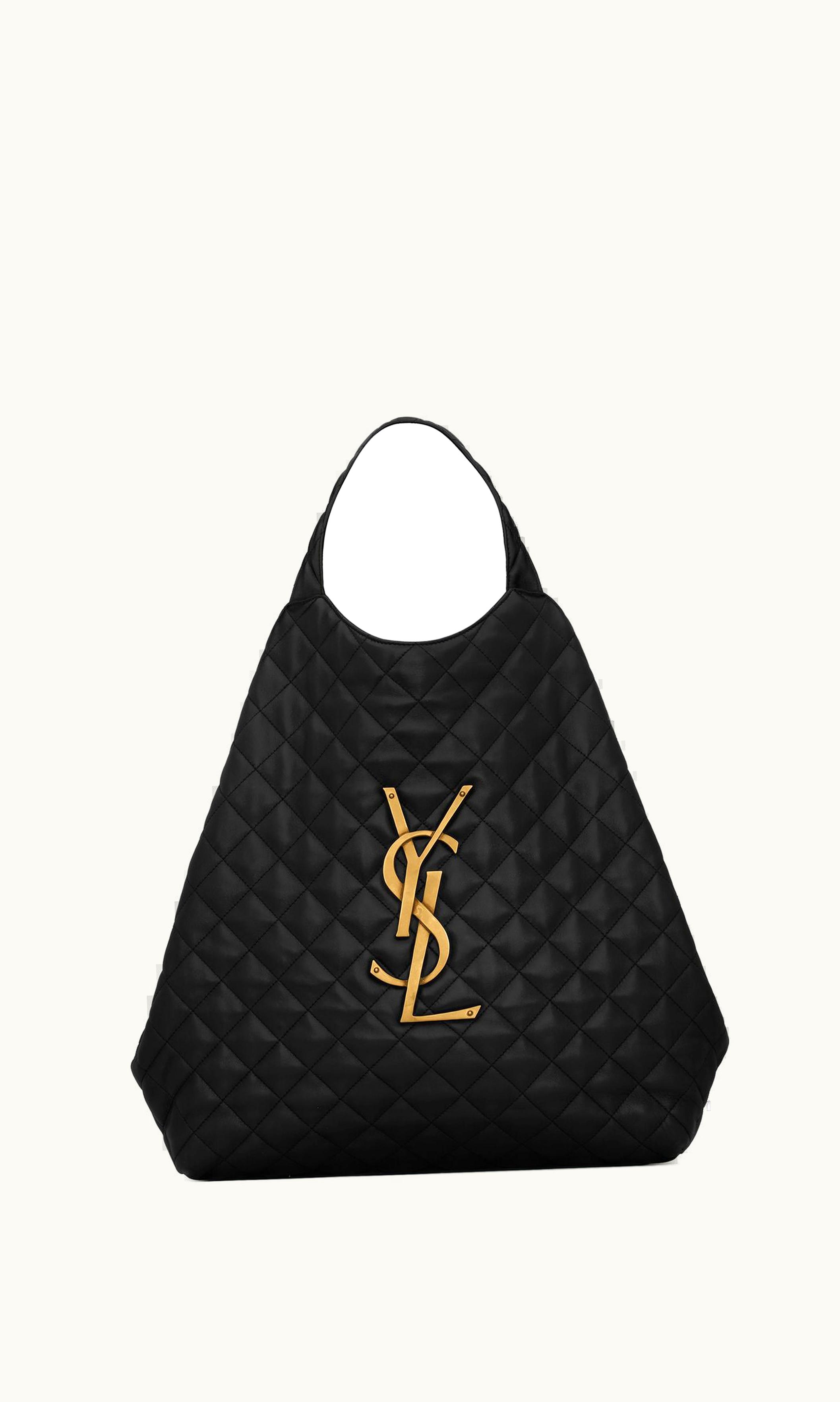 Saint Laurent Icare Maxi Shopping Bag In Quilted Lambskin