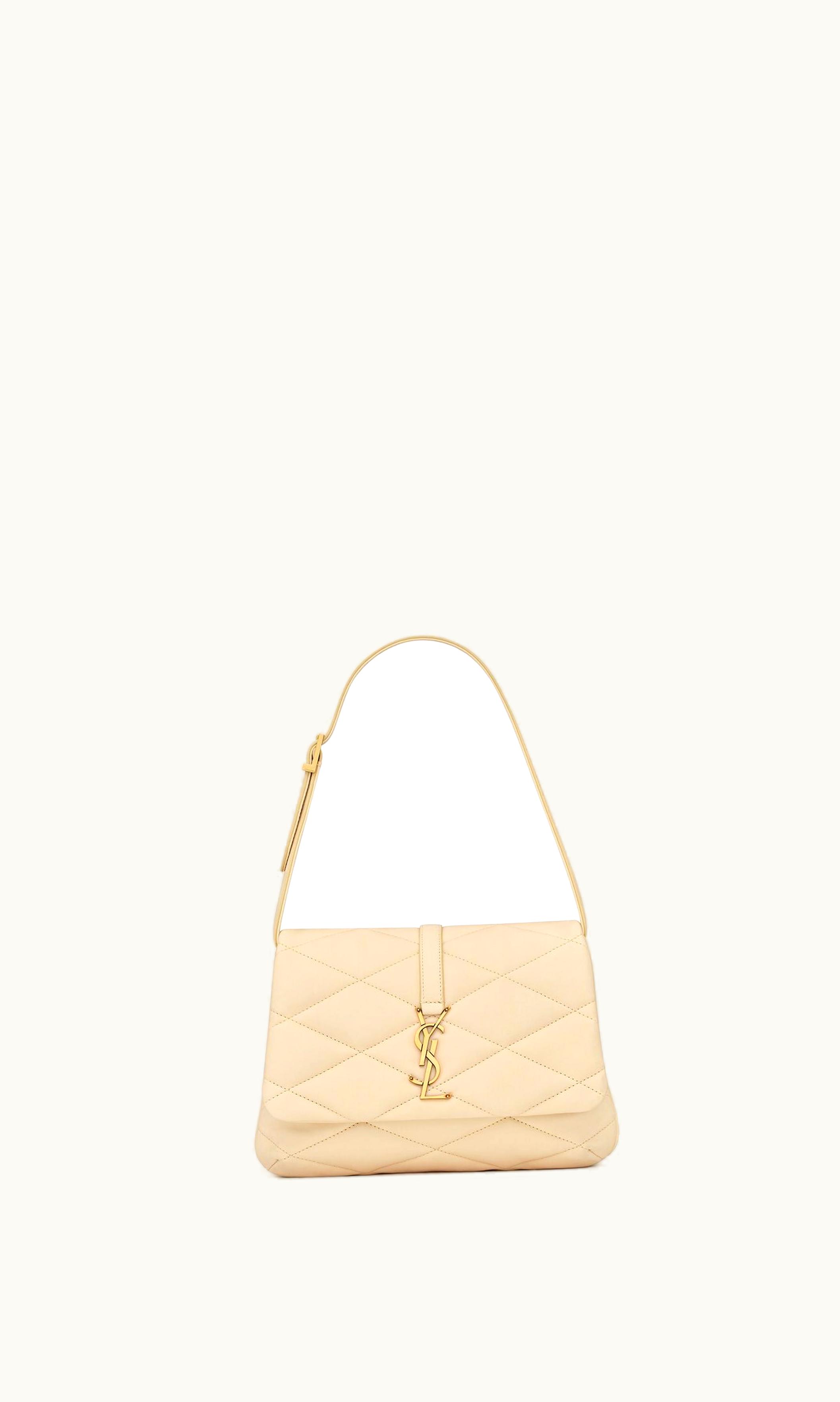 Saint Laurent Le 57 Hobo Bag In Quilted Nubuck Suede
