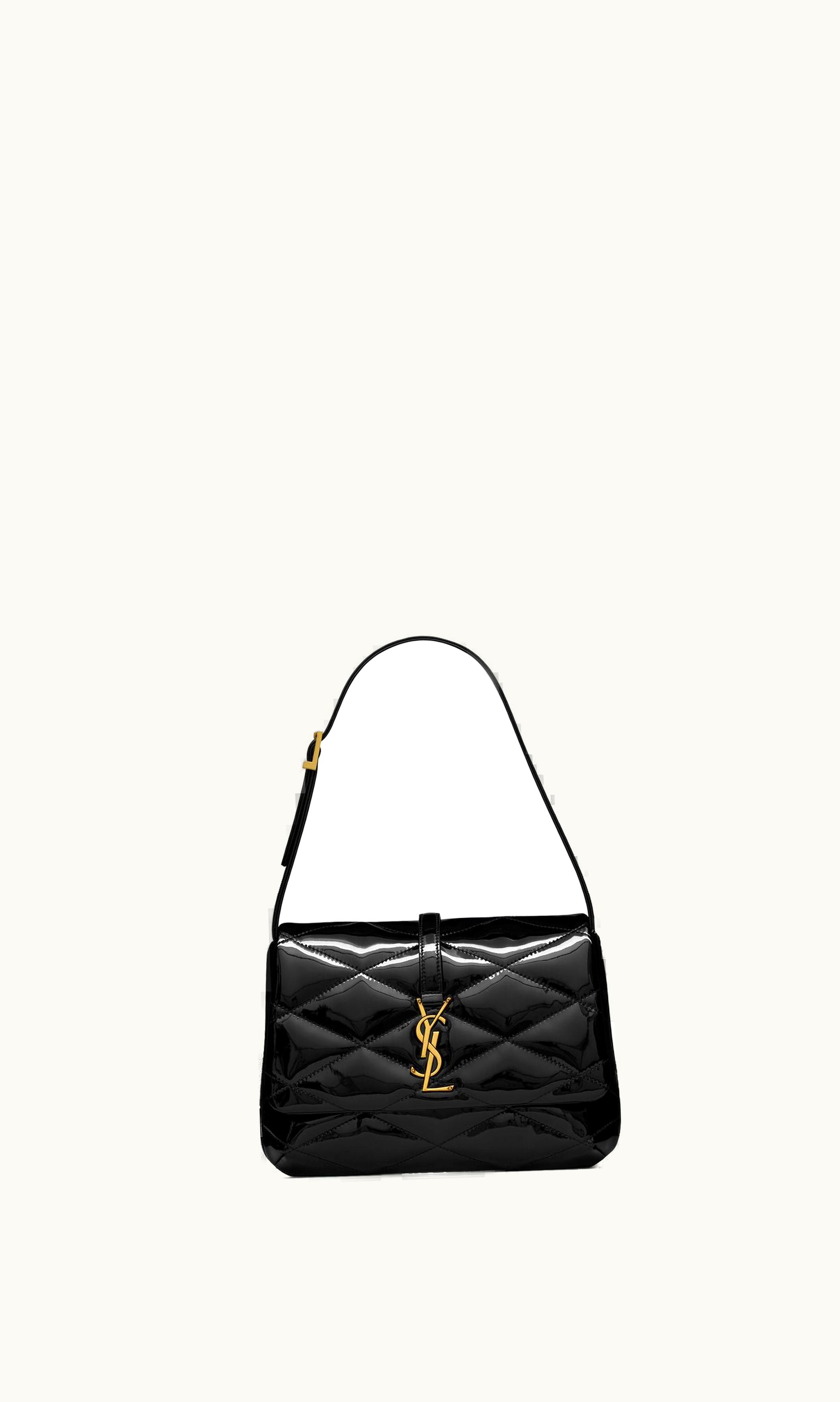 Saint Laurent Le 57 Hobo Bag In Quilted Patent