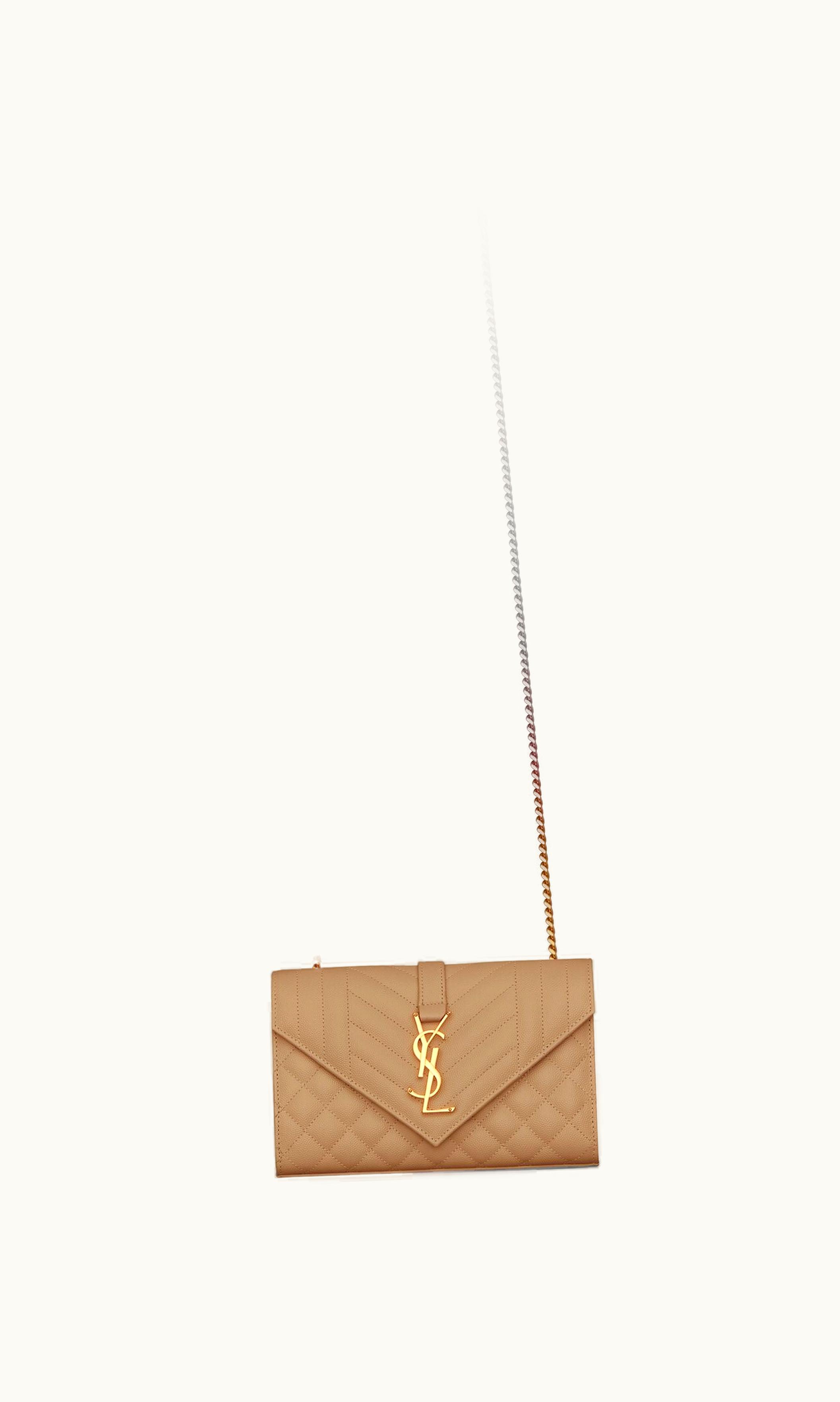 Saint Laurent Saint Laurent Envelope Small Bag In Mix Matelassé Grain De Poudre Embossed Leather UZ0157987