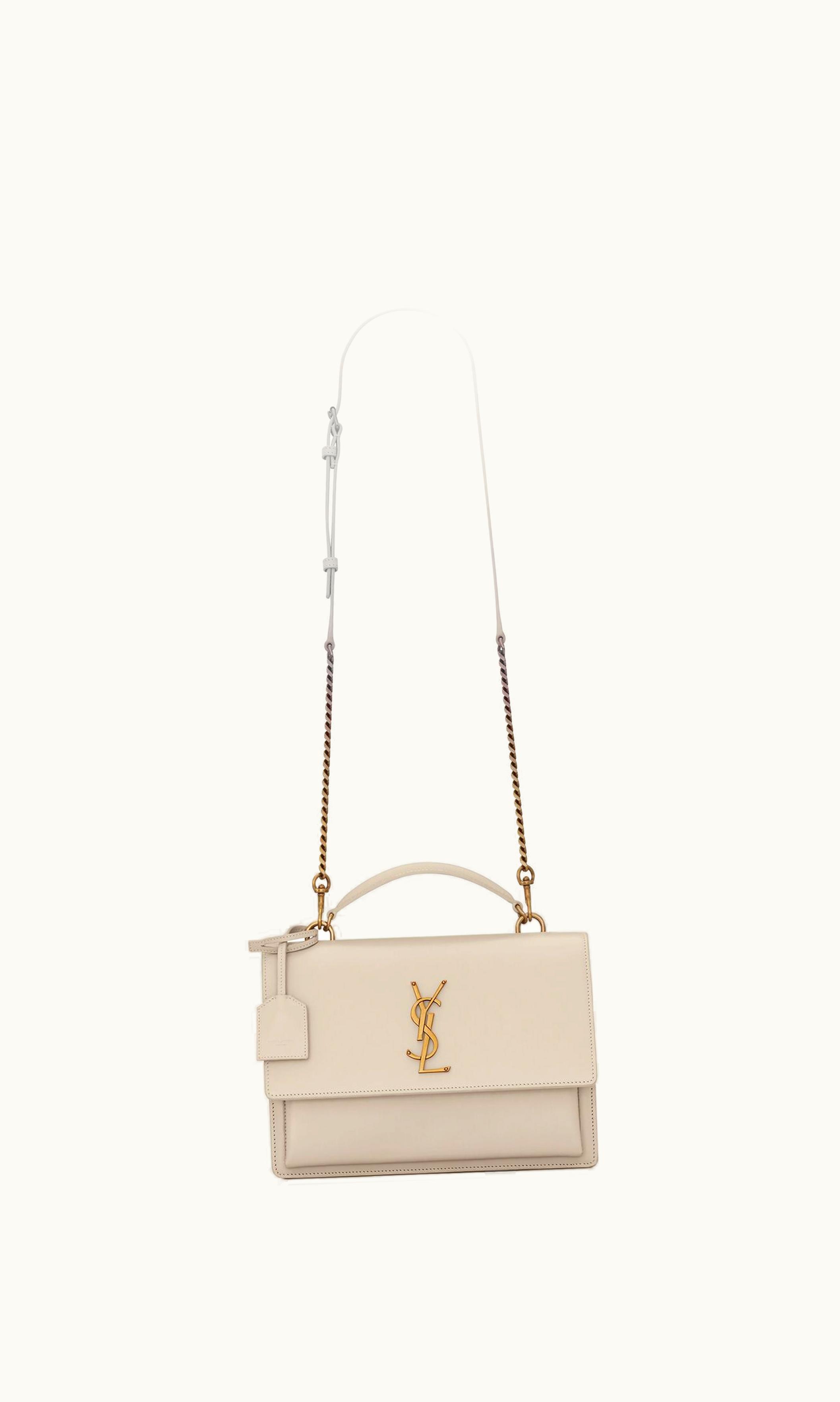 Saint Laurent Saint Laurent Sunset Medium Top Handle In Smooth Leather UZ0158083