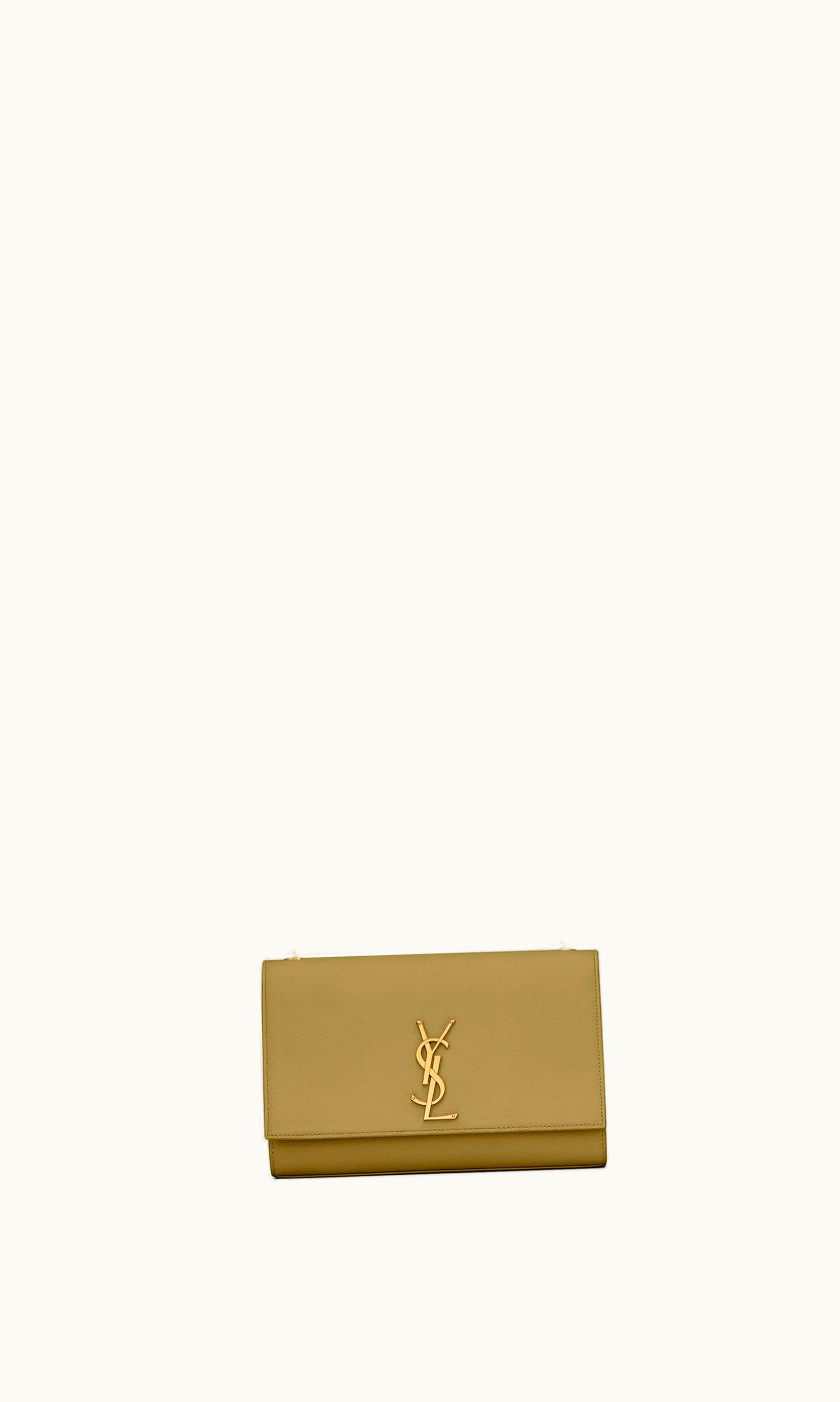 Saint Laurent Saint Laurent Kate Medium Chain Bag In Grain De Poudre Embossed Leather UZ0158091