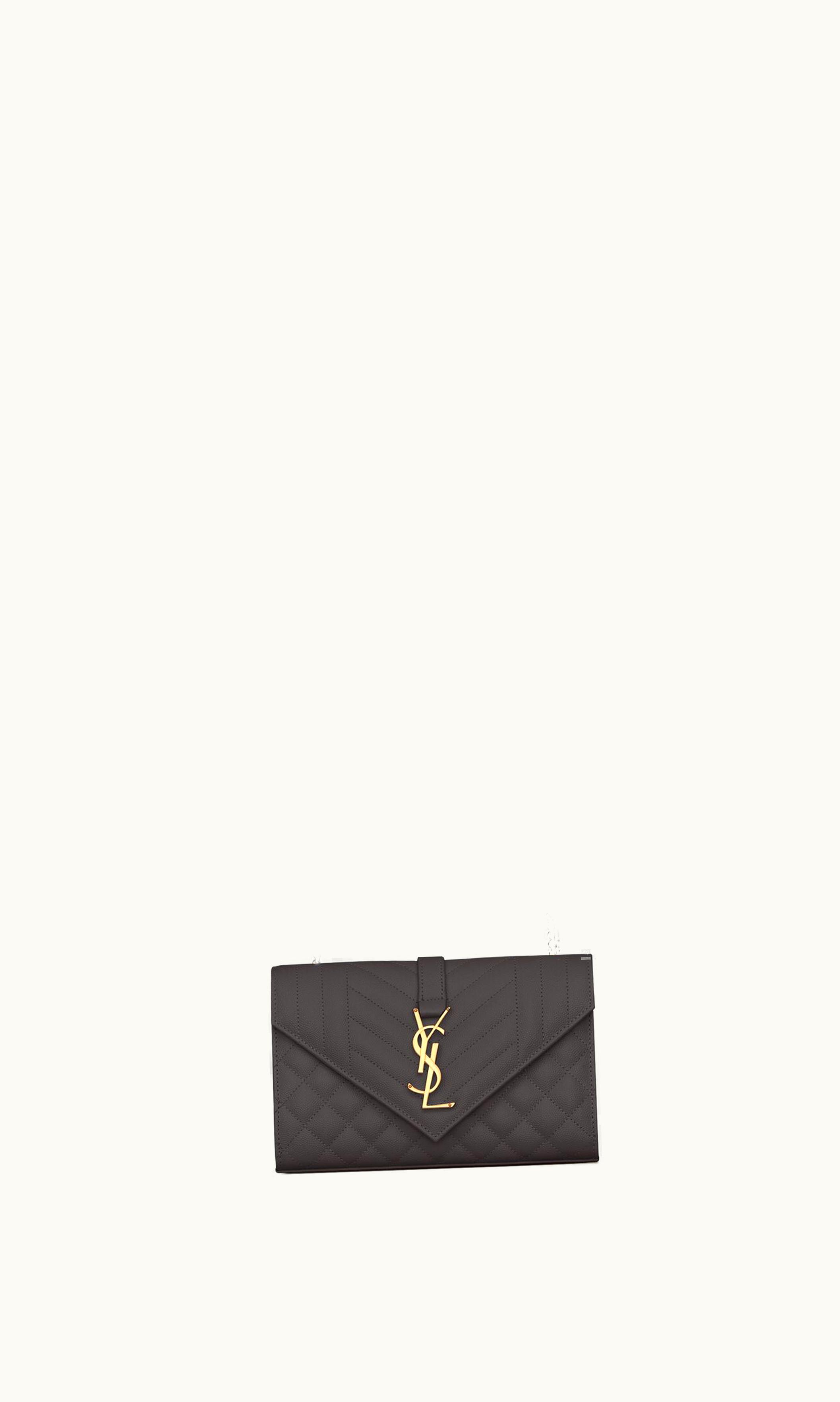 Saint Laurent Saint Laurent Envelope Small Bag In Mix Matelassé Grain De Poudre Embossed Leather UZ0158178