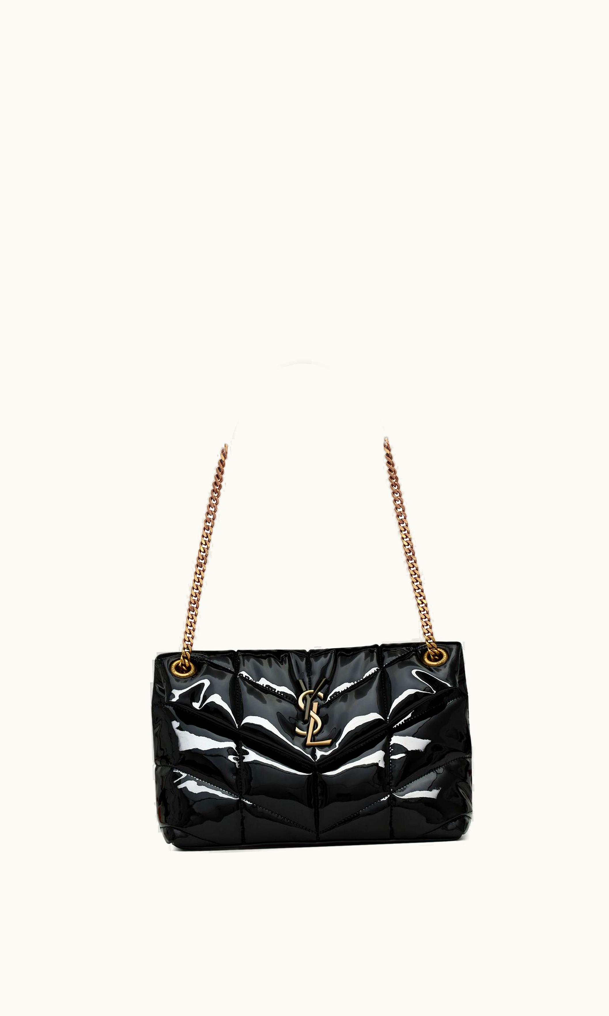 Saint Laurent Saint Laurent Puffer Small Chain Bag In Quilted Vinyle