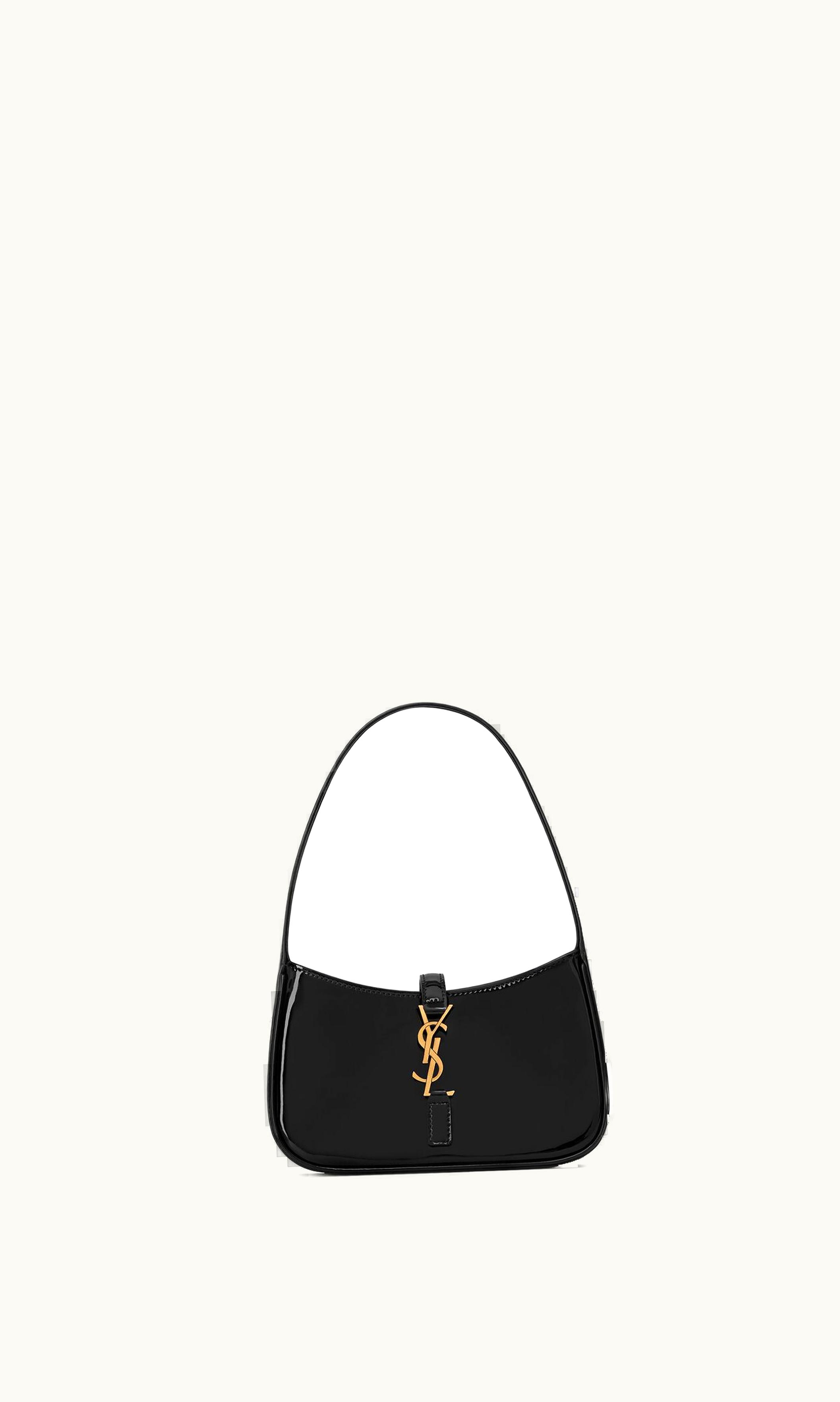 Saint Laurent Saint Laurent Le 5 à 7 Mini In Shiny Leather