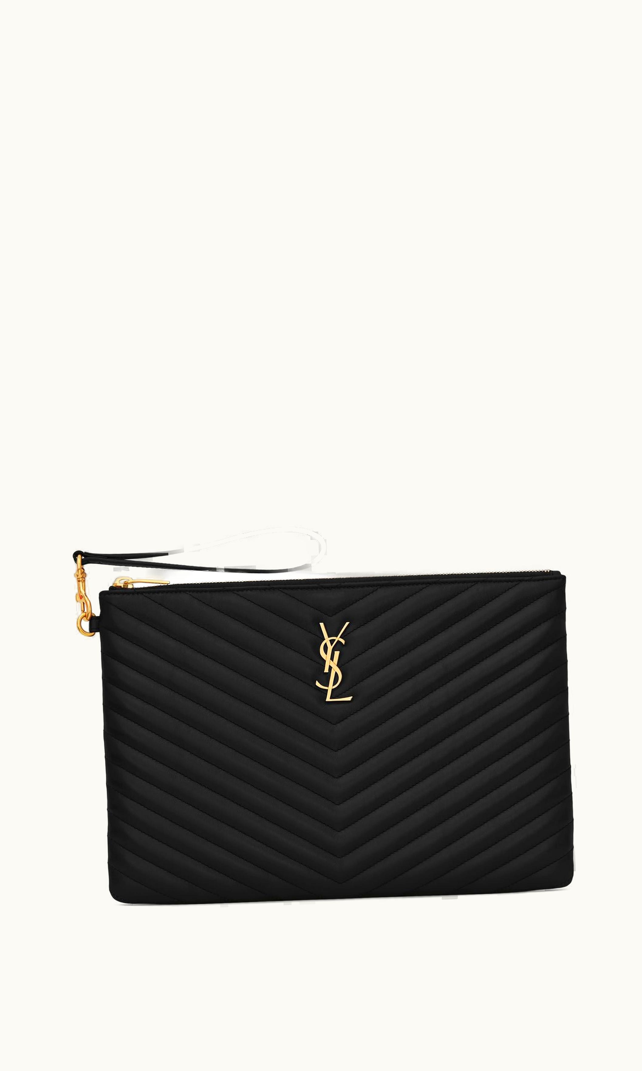 Saint Laurent Saint Laurent Cassandre Matelassé Tablet Pouch In Quilted Leather UZ0158720