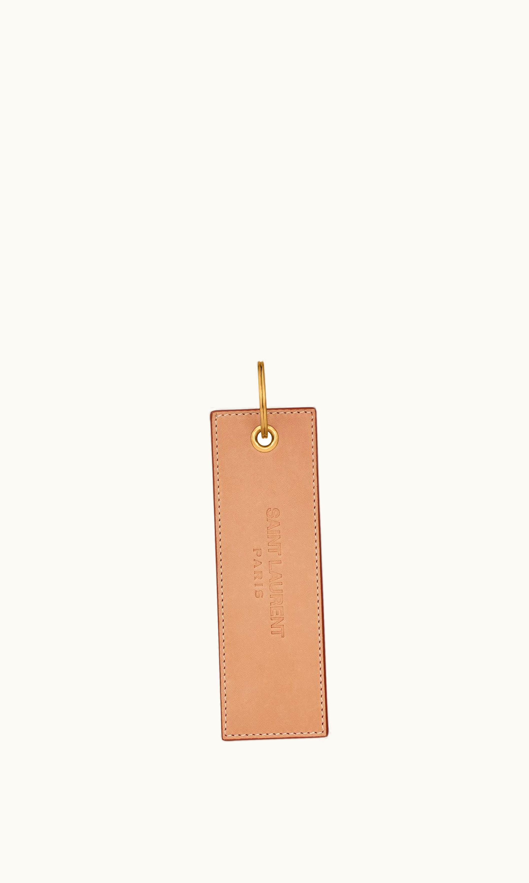 Saint Laurent Saint Laurent Nastro Saint Laurent Keyring In Smooth Leather