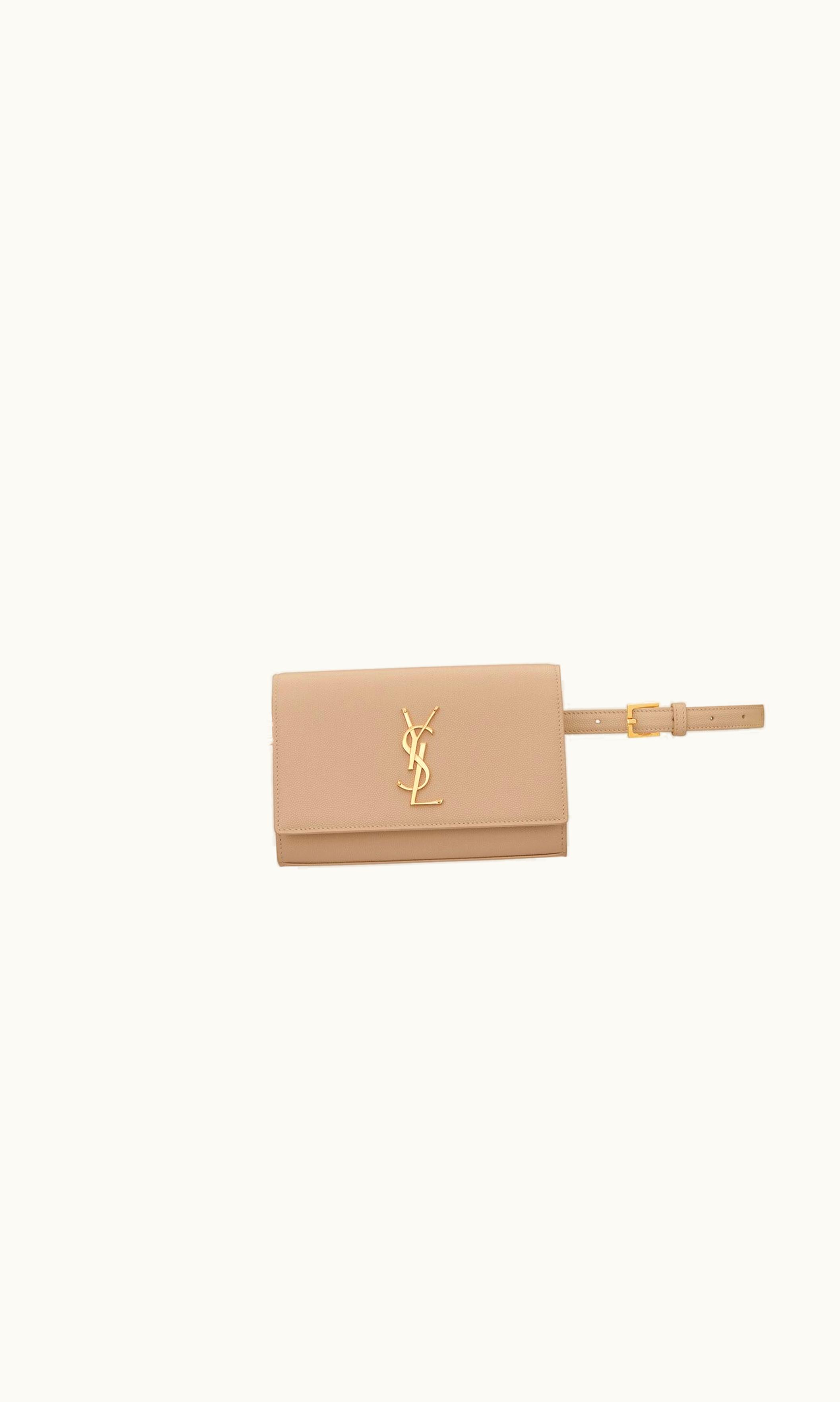 Saint Laurent Saint Laurent Kate Belt Bag In Grain De Poudre-Embossed Leather