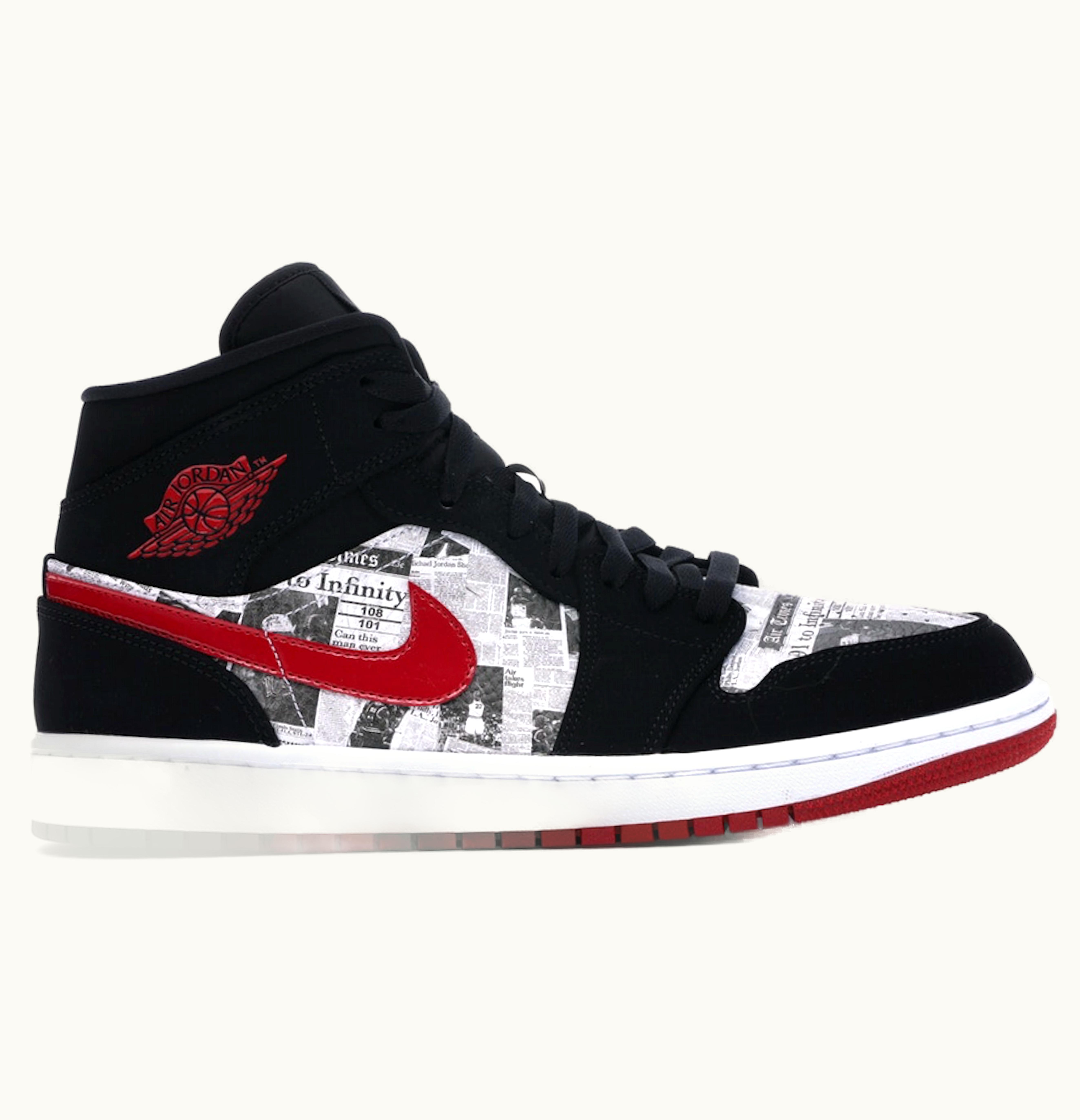 Jordan Air Jordan 1 Mid Newspaper Nike Air Times