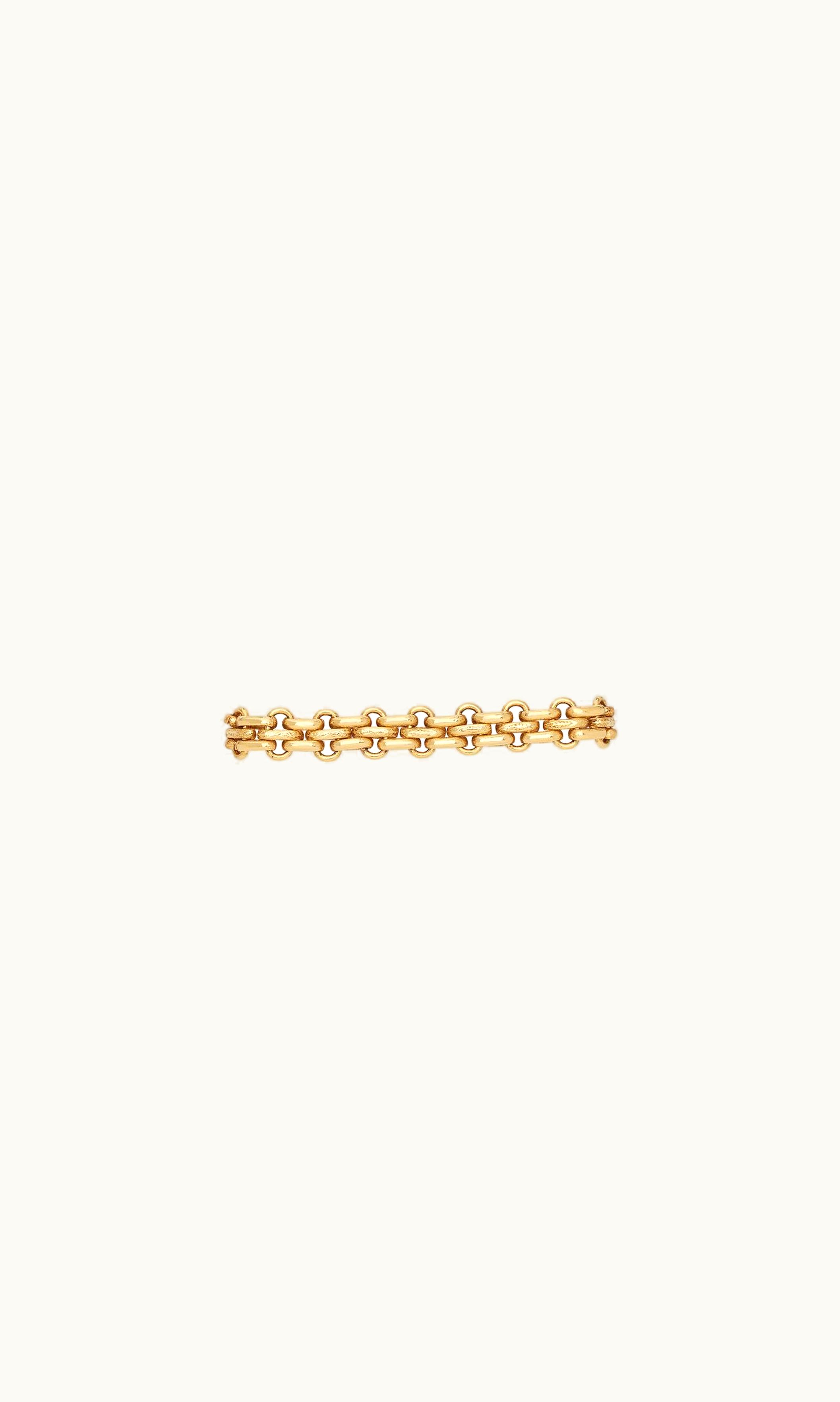 Saint Laurent Saint Laurent Vintage Knitted Chain Bracelet In Metal