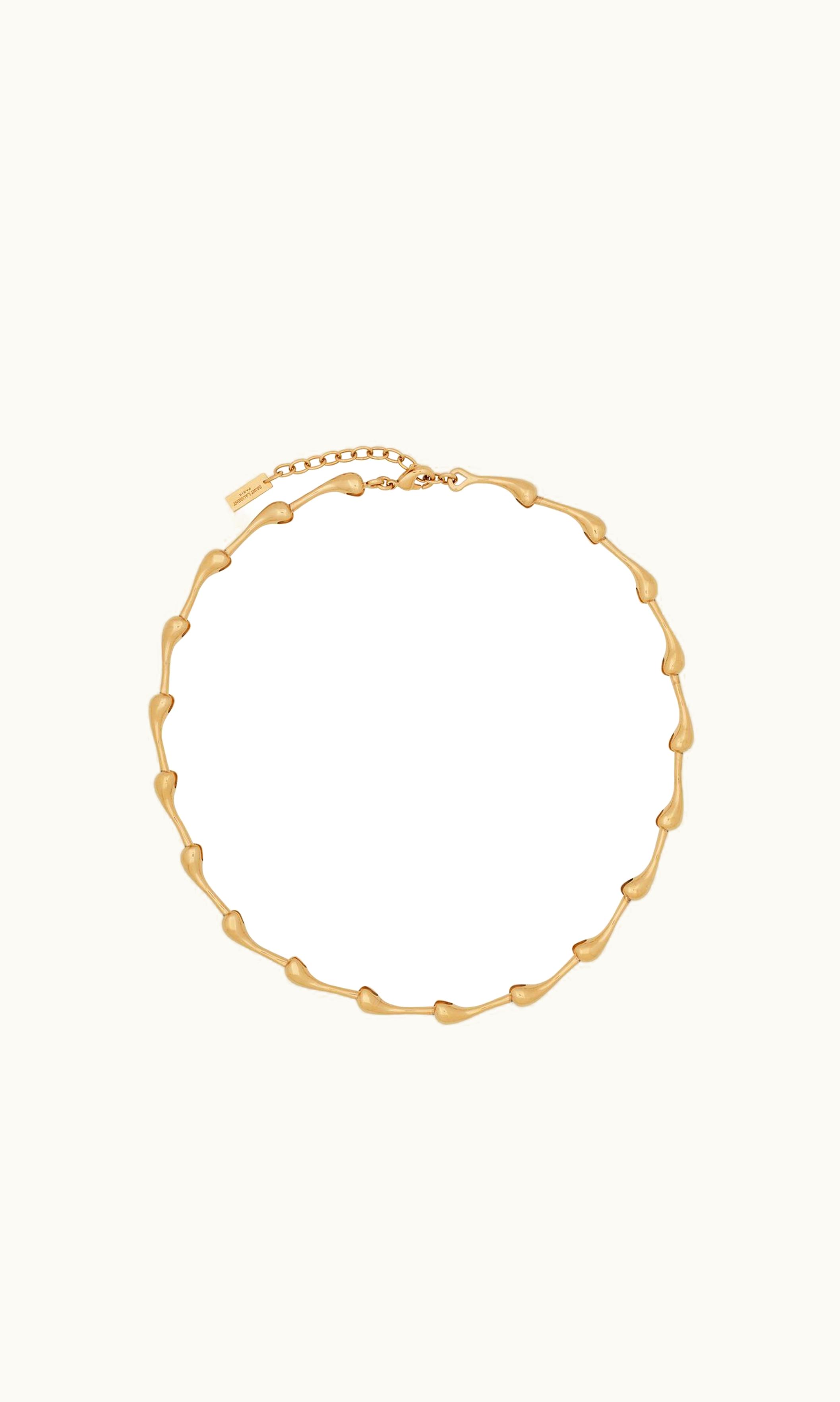 Saint Laurent Saint Laurent Multiple Drop Short Necklace In Metal