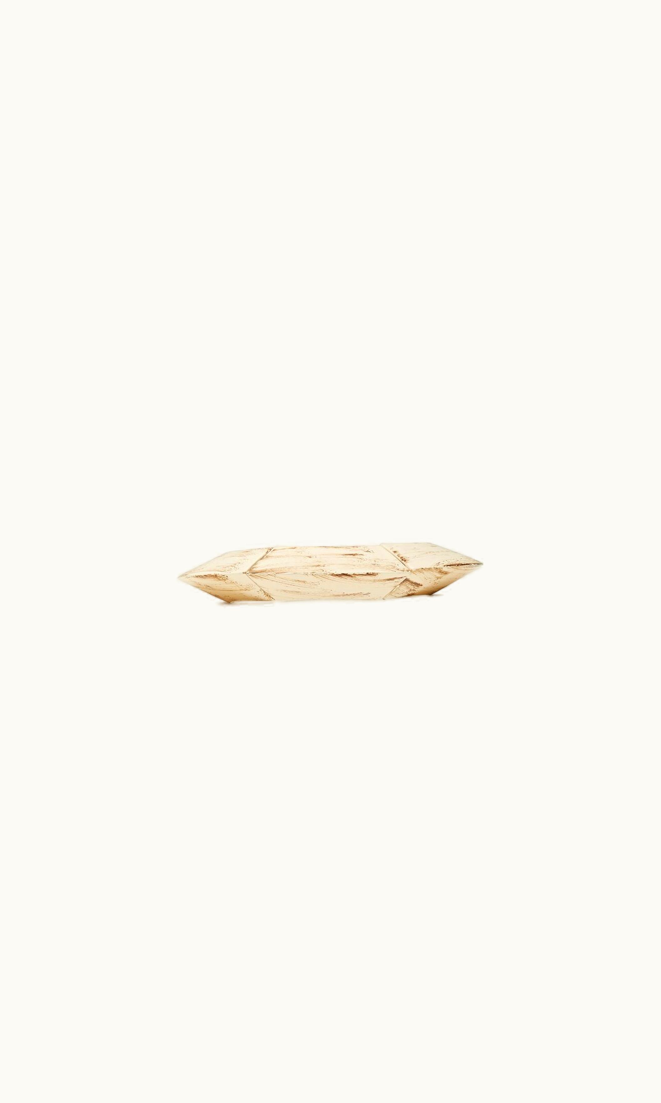 Saint Laurent Saint Laurent Spinning Top Elastic Bangle In Resin, Wood And Metal
