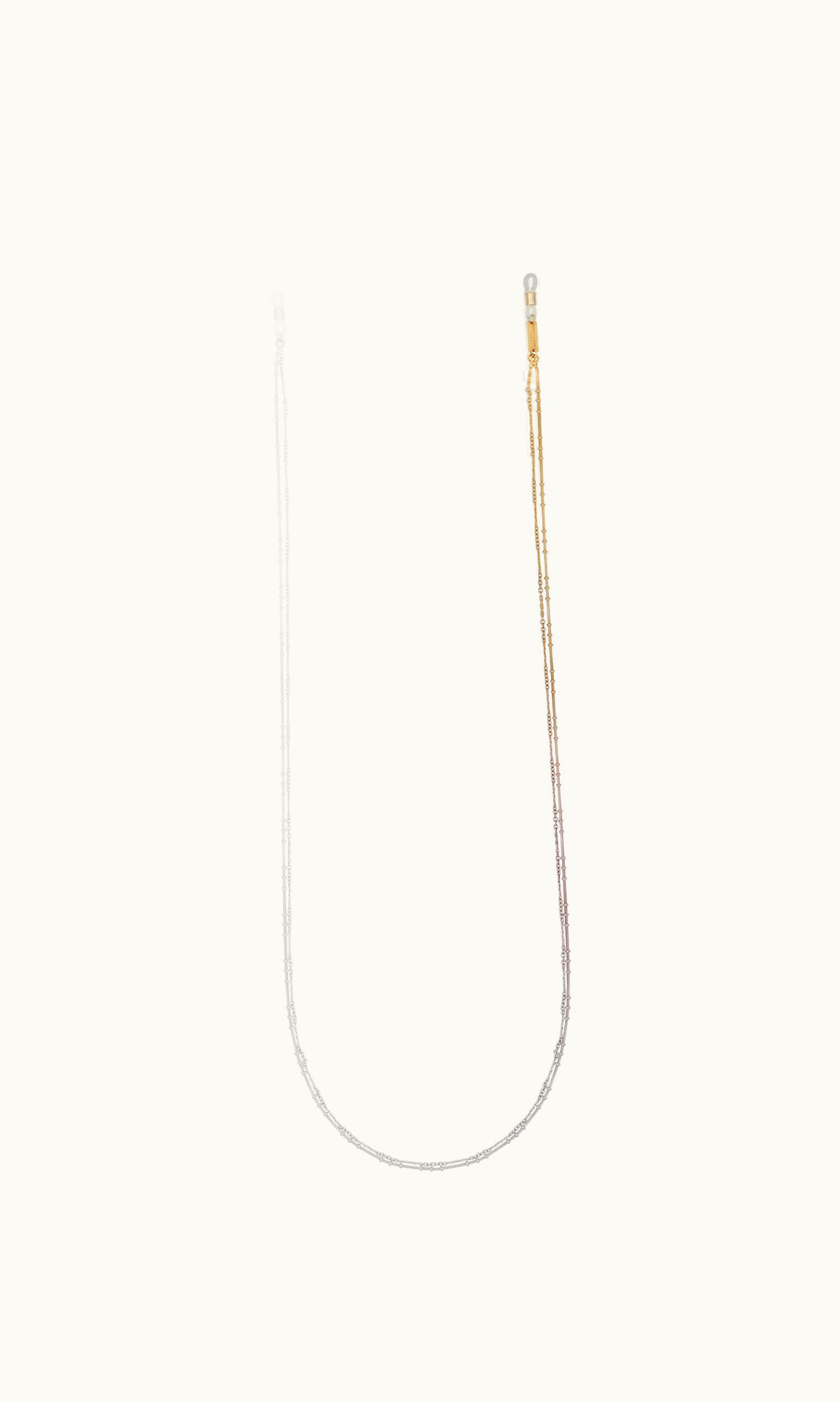 Saint Laurent Saint Laurent Glasses Chain Cord In Metal