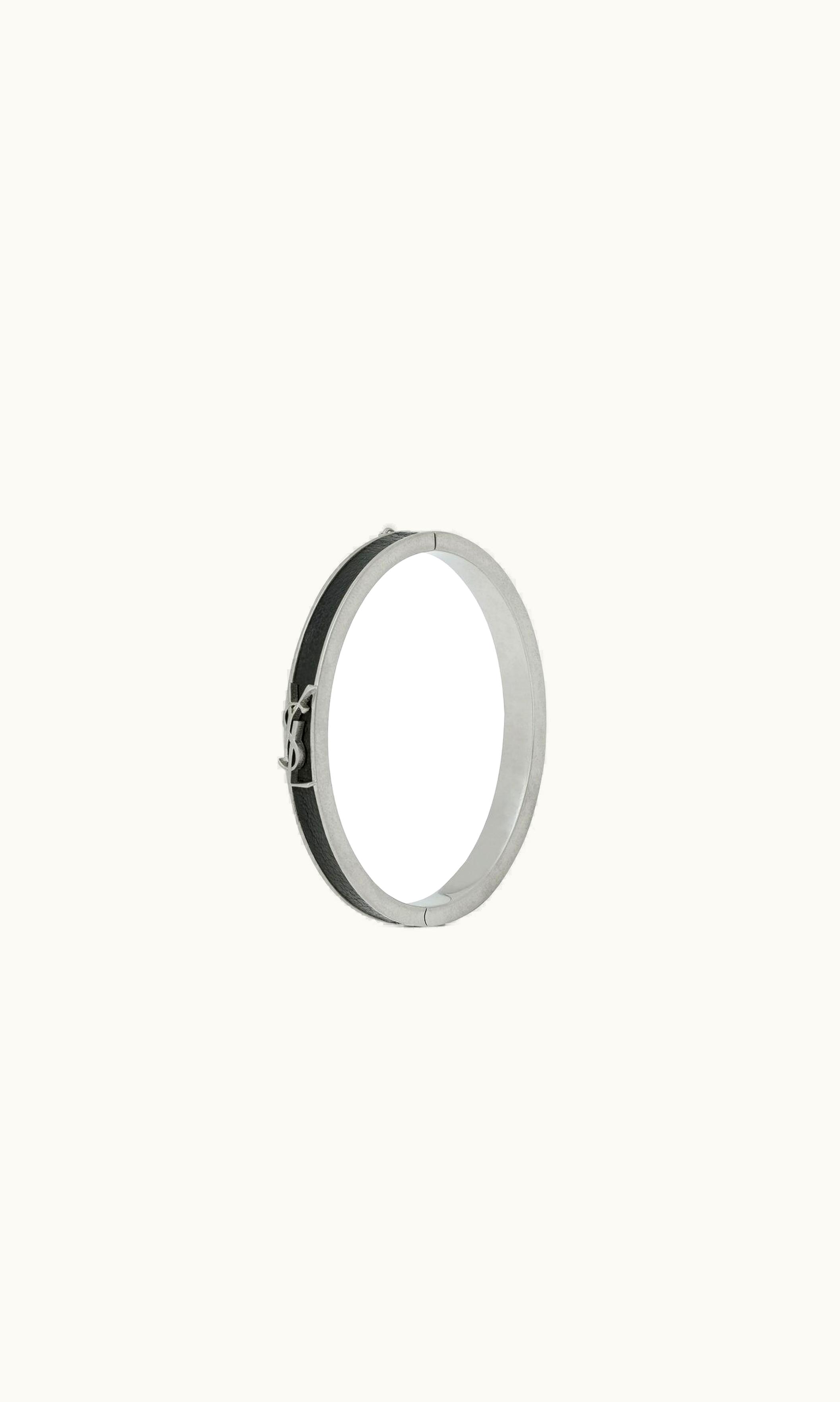 Saint Laurent Saint Laurent Opyum Bracelet In Vegetable-Tanned Leather And Metal