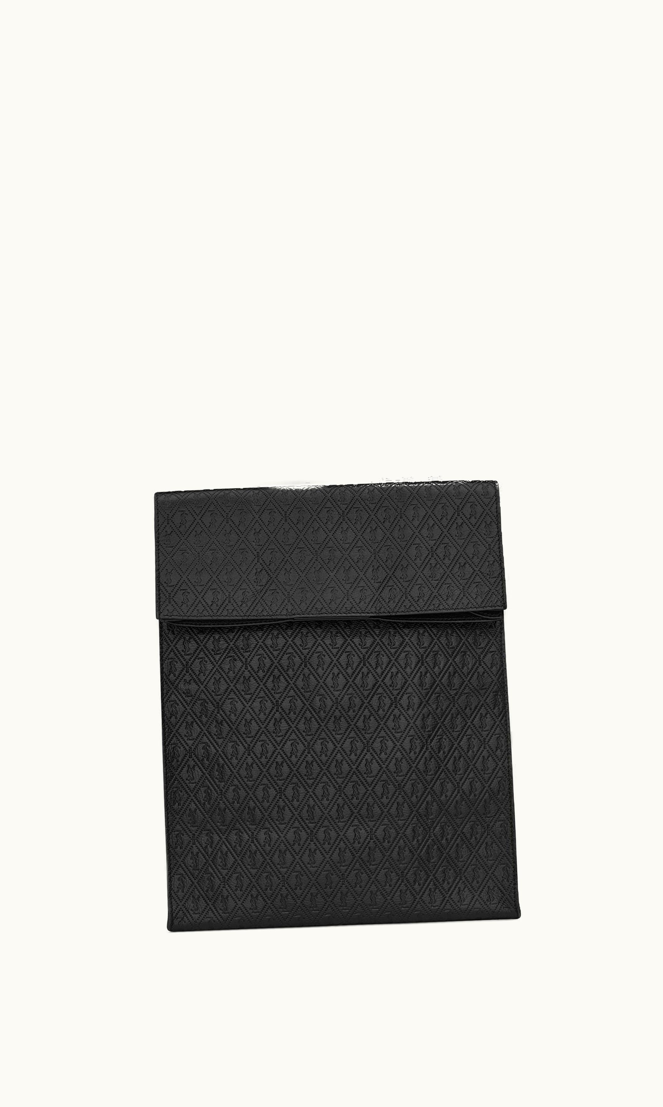 Saint Laurent Saint Laurent Le Monogramme Deli Paper Bag In Embossed Leather