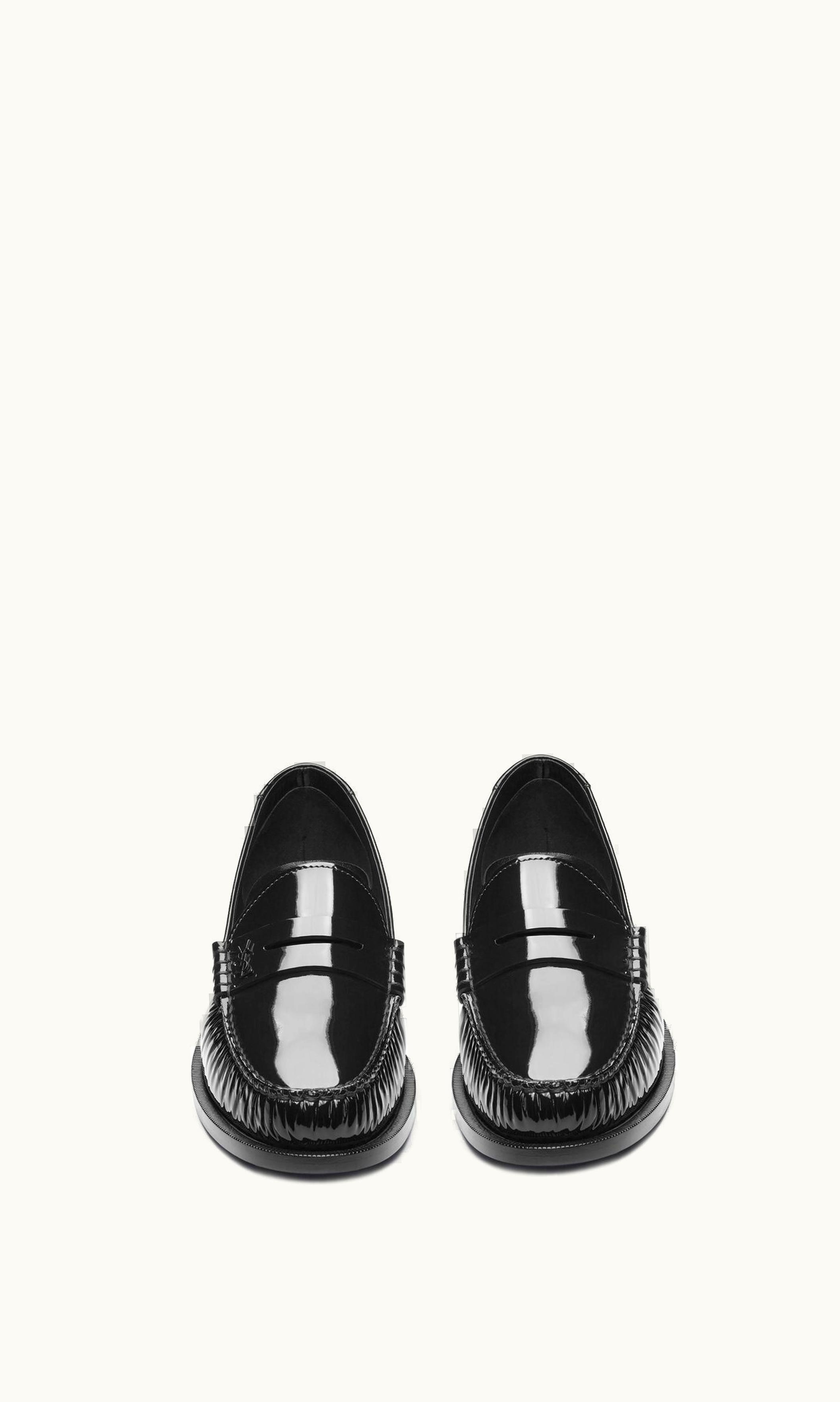 Saint Laurent Saint Laurent Le Loafer Penny Slippers In Patent Leather UZ0159306