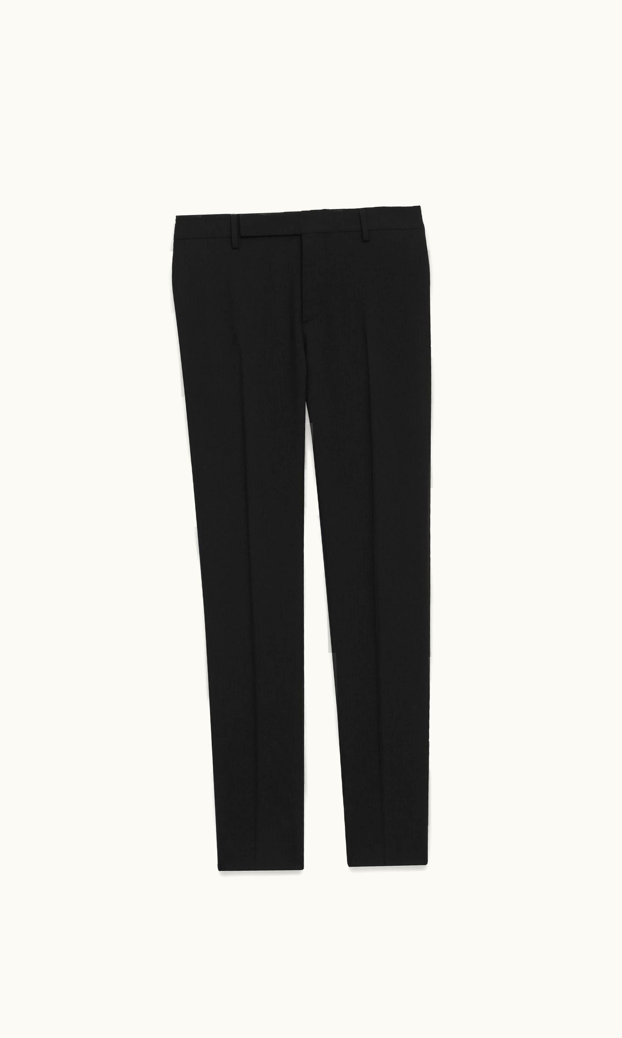 Saint Laurent Saint Laurent Tailored Pants In Saint Laurent Gabardine UZ0159405