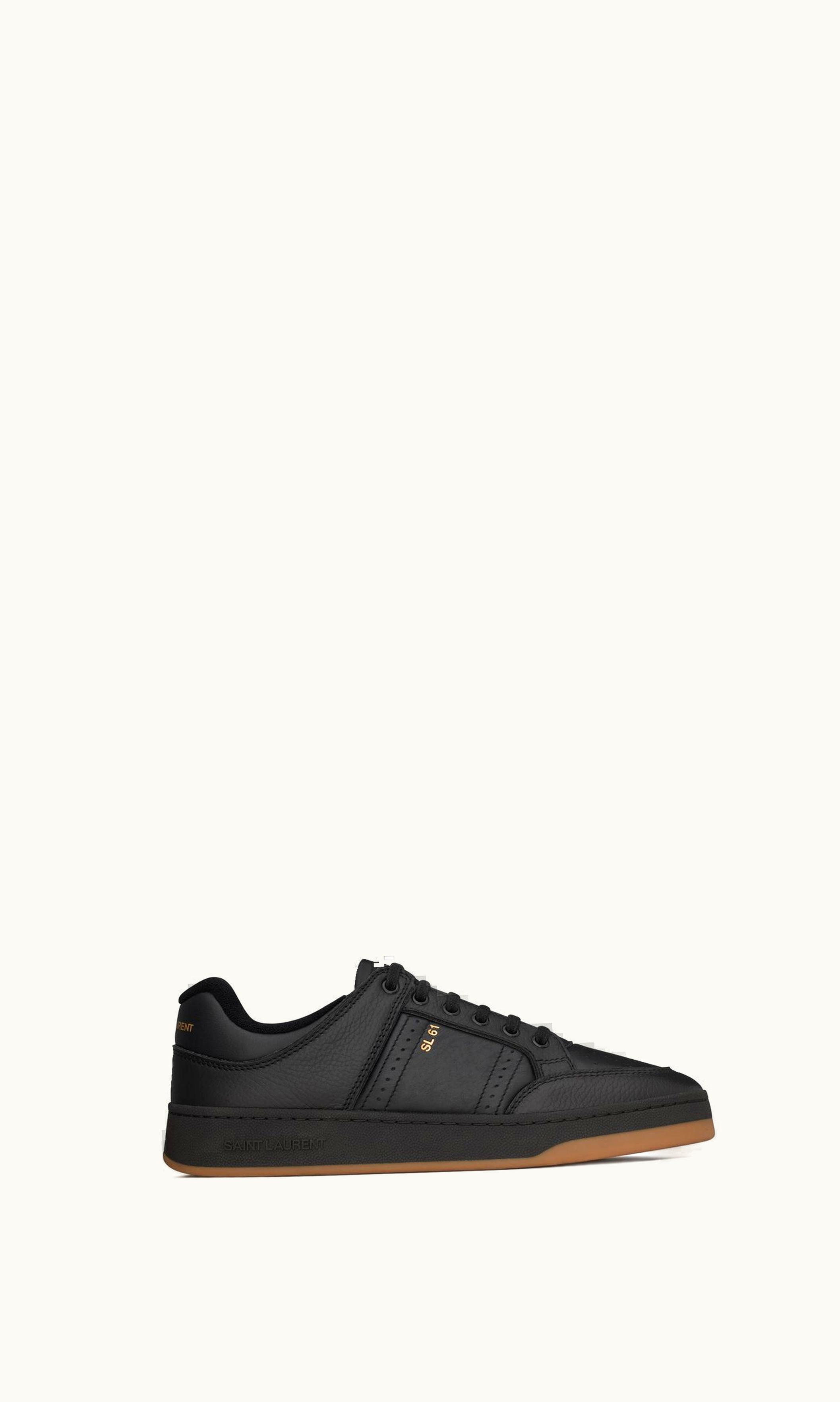 Saint Laurent Saint Laurent Sl/61 Low-Top Sneakers In Smooth And Grained Leather UZ0159617
