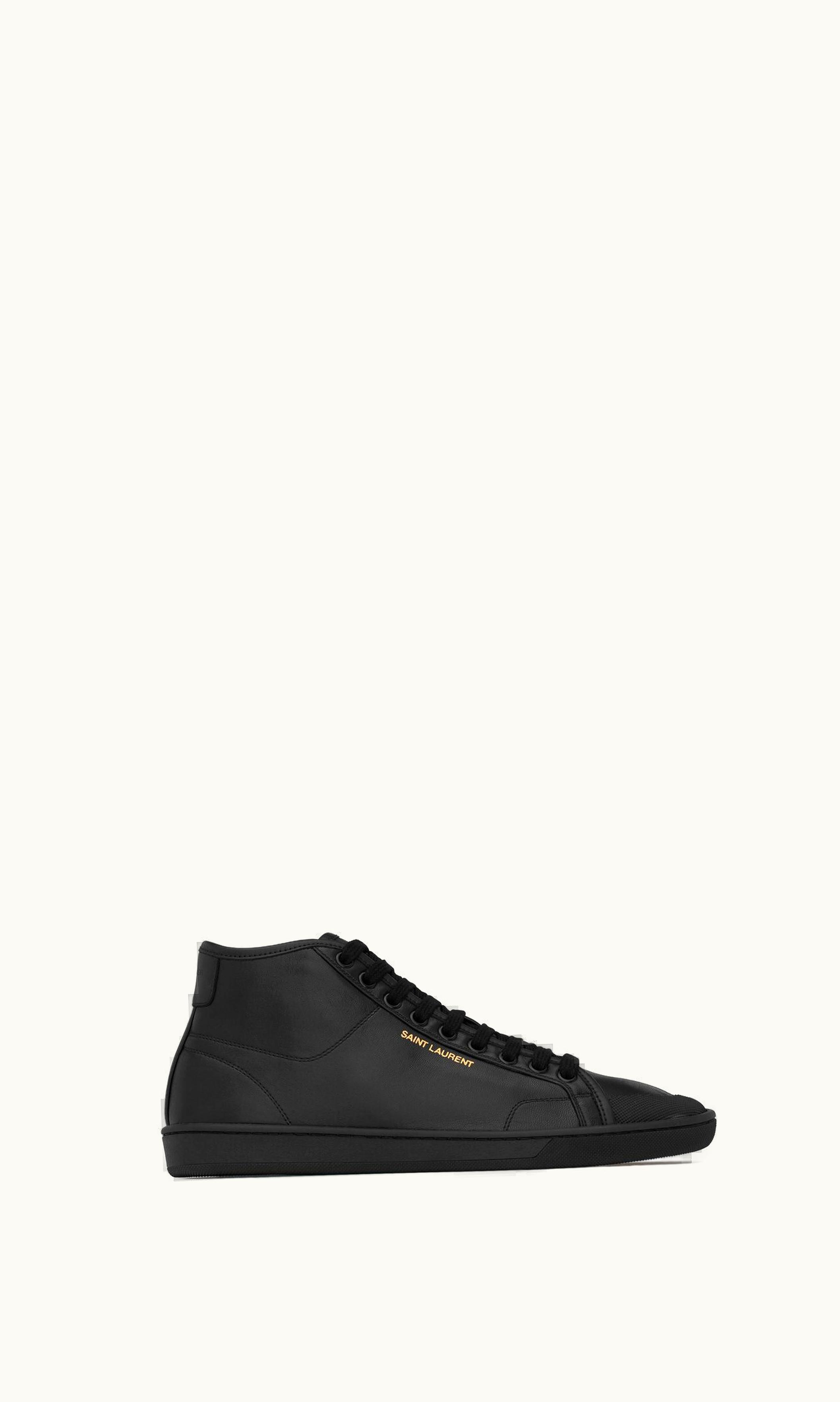 Saint Laurent Saint Laurent Court Classic Sl/39 Mid-Top Sneakers In Leather UZ0159625
