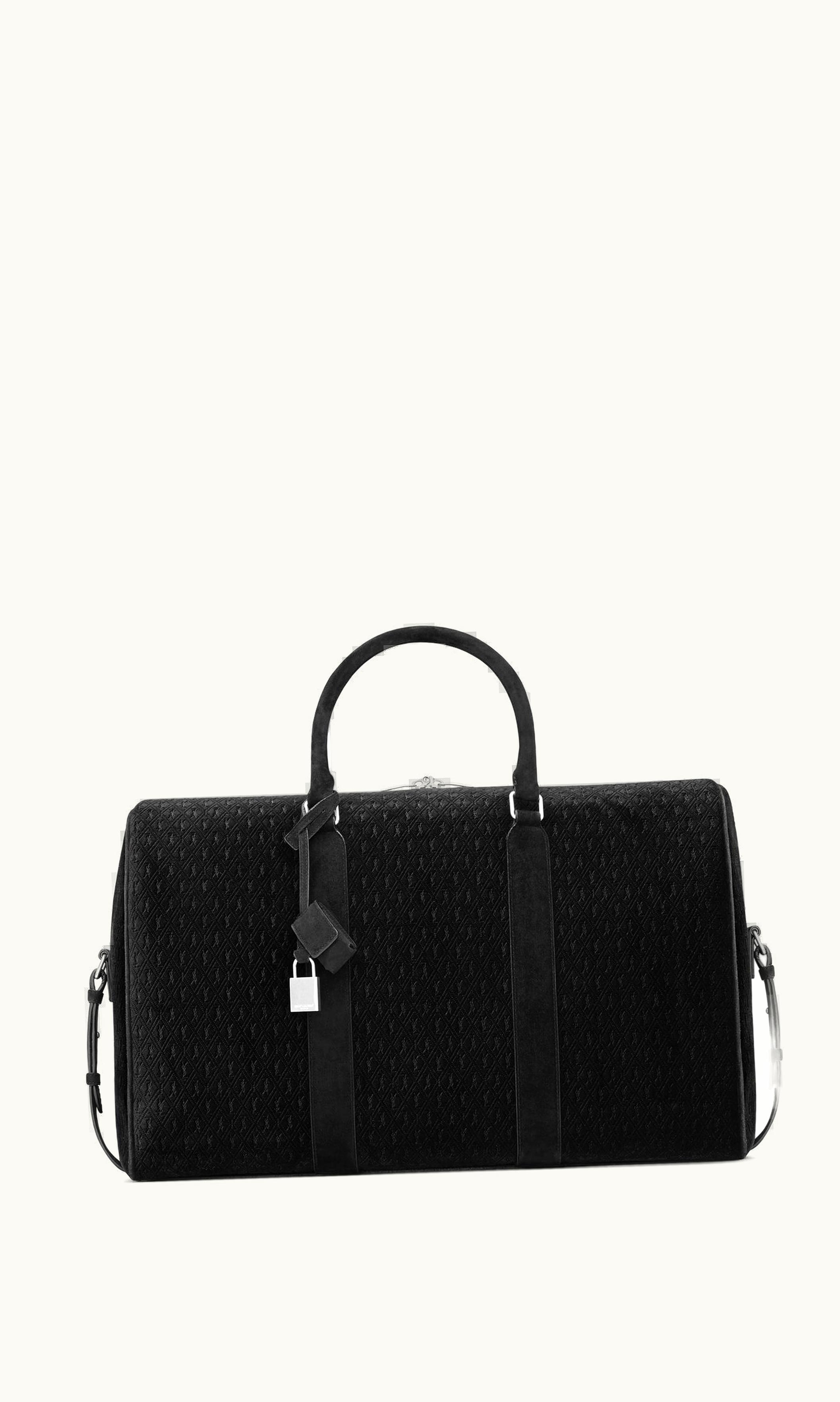 Saint Laurent Saint Laurent Le Monogramme 48H Duffle In Velvet And Leather UZ0159670
