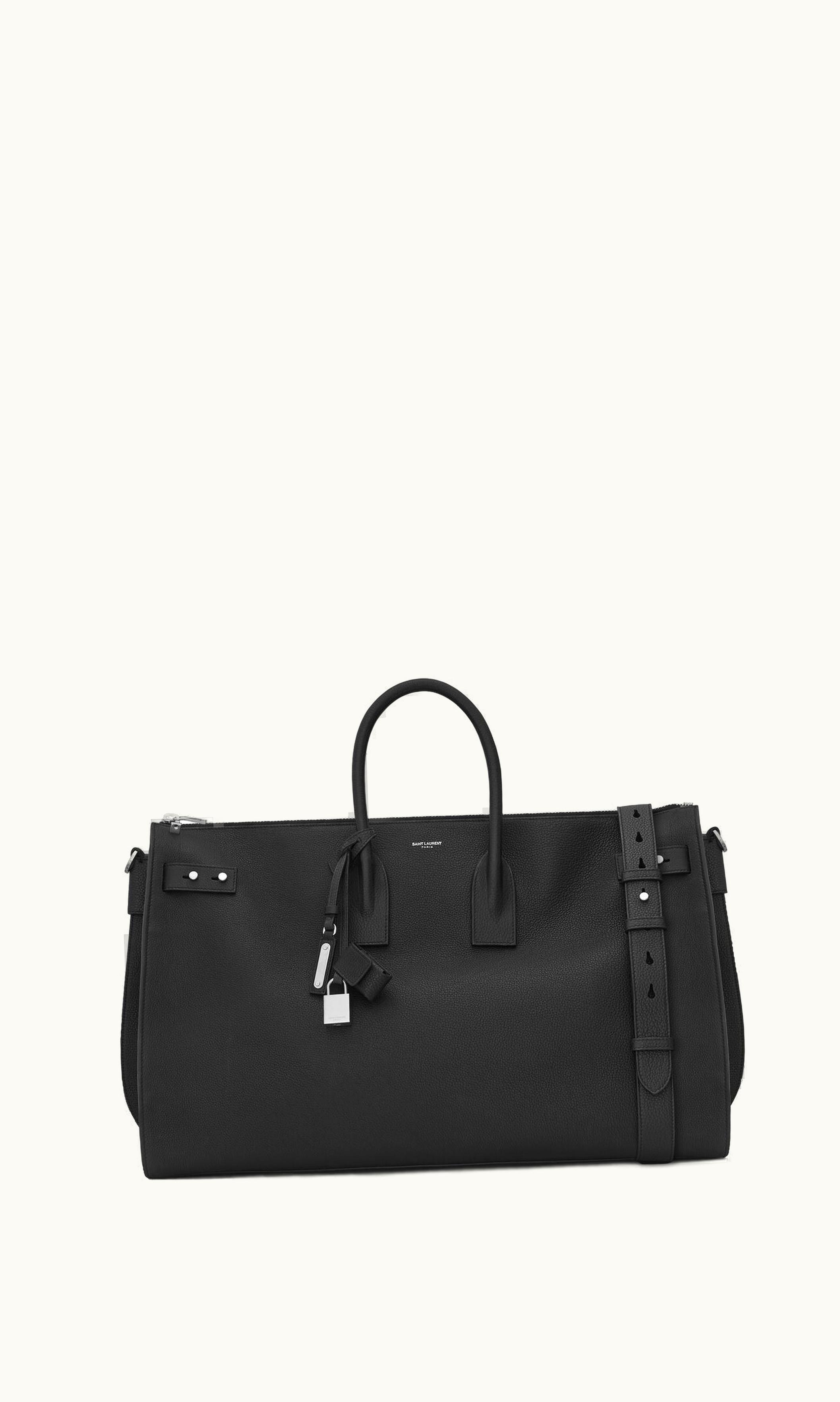 Saint Laurent Saint Laurent Sac De Jour 48H Duffle Bag In Grained Leather