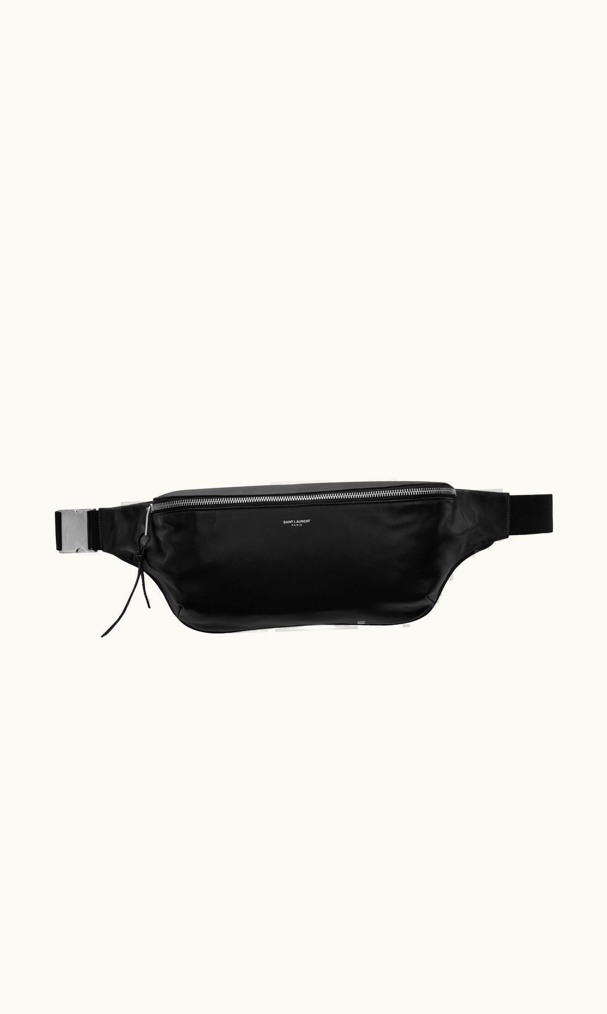 Saint Laurent Saint Laurent City Saint Laurent Crossbody Bag In Lambskin And Cotton