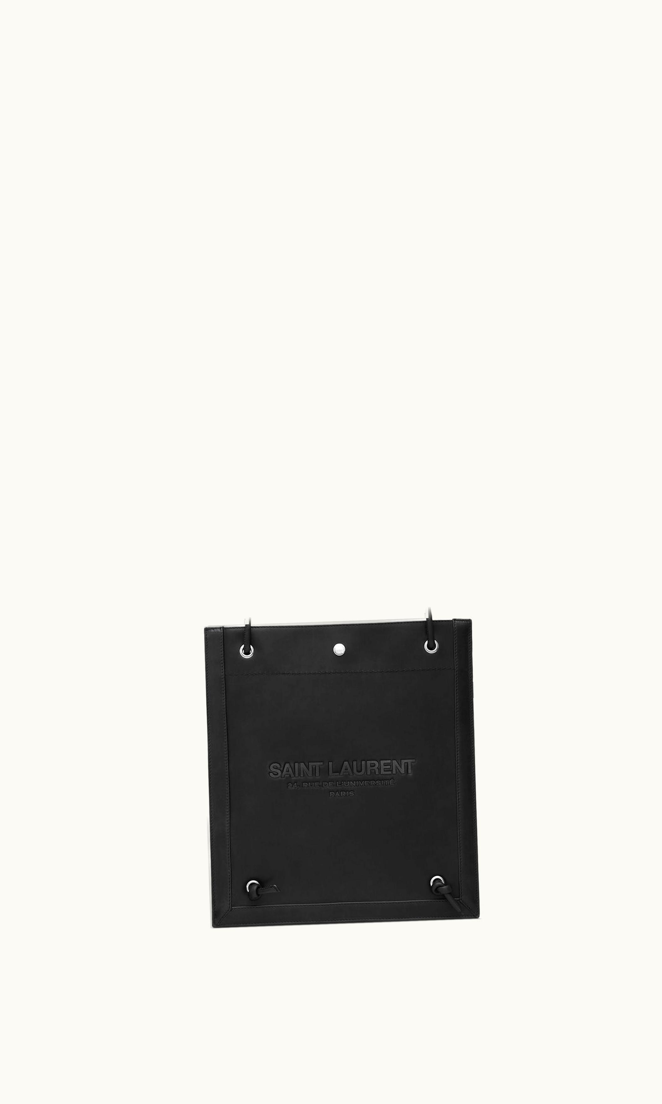 Saint Laurent Saint Laurent Universite Flat Crossbody Bag In Vegetable-Tanned Leather